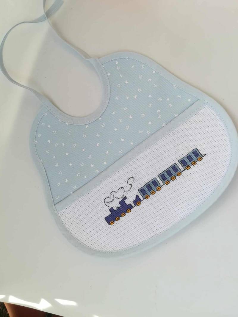Baby Lätzchen-Kreuzstich Lätzchen-Handgefertigte Lätzchen-Handarbeit Lätzchen-Baumwolle Lätzchen-Baby Geschenk-Baby-Dusche Geschenk-Hand von Etsy - lililapt