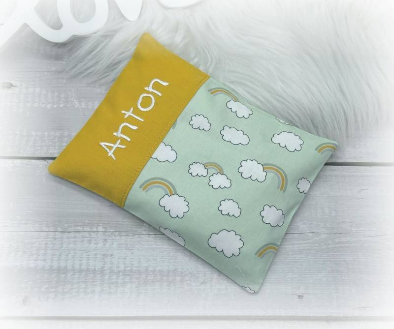 Wärmekissen Personalisierbar, Babywärmekissen, Körnerkissen | Wolken Regenbogen Dinkel-, Raps - Oder Kirschkernfüllung von Etsy - lineluCologne