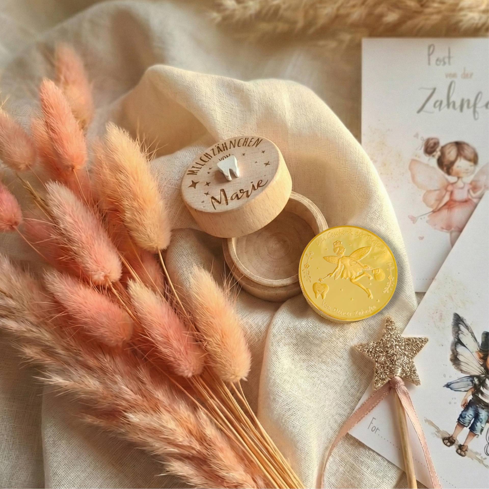 Zahnfee Brief, Zahnfee, Münze, Geschenk, Zahndose, Milchzahndose, Milchzahndose Mit Name, Milchzahn Box, Schultüte Füllung von Etsy - littleMajara