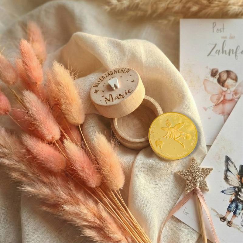 Zahnfee Brief, Zahnfee, Münze, Geschenk, Zahndose, Milchzahndose, Milchzahndose Mit Name, Milchzahn Box, Schultüte Füllung von Etsy - littleMajara