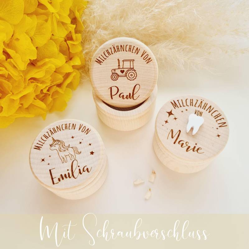 Milchzahndose, Zahndose, Zahnfee, Milchzahndose Mit Name, Zahndose Milchzähne, Schultüte Füllung, Milchzahn Box, Personalisiert von Etsy - littleMajara