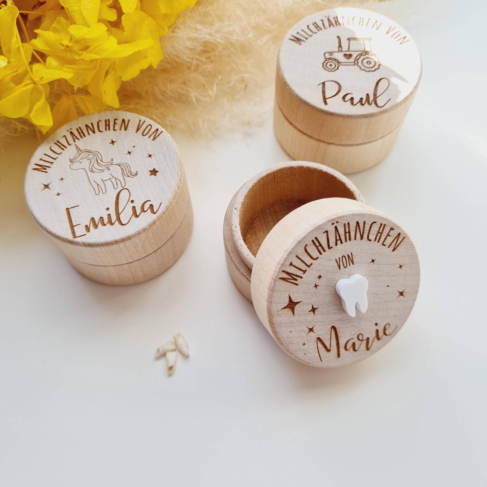 Milchzahndose, Zahndose, Zahnfee, Milchzahndose Mit Name, Zahndose Milchzähne, Schultüte Füllung, Erster Wackelzahn, Personalisiert von Etsy - littleMajara