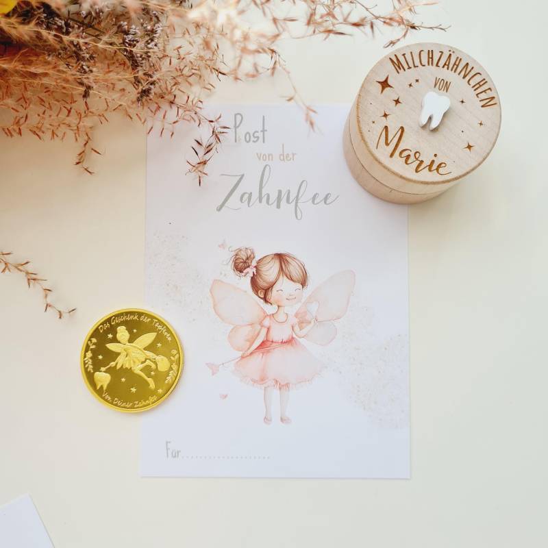 Zahndose Personalisiert, Milchzahndose Zahnfee, Mit Name, Milchzähne, Zahnfee Brief, Schultüte Füllung von Etsy - littleMajara