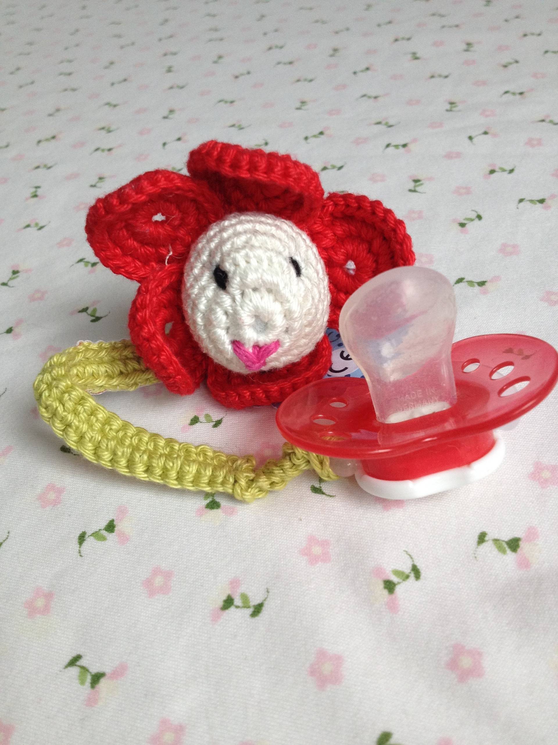 Schnullerband Strahleblume Schnullerband Strahleblume von Etsy - littleRedColibri