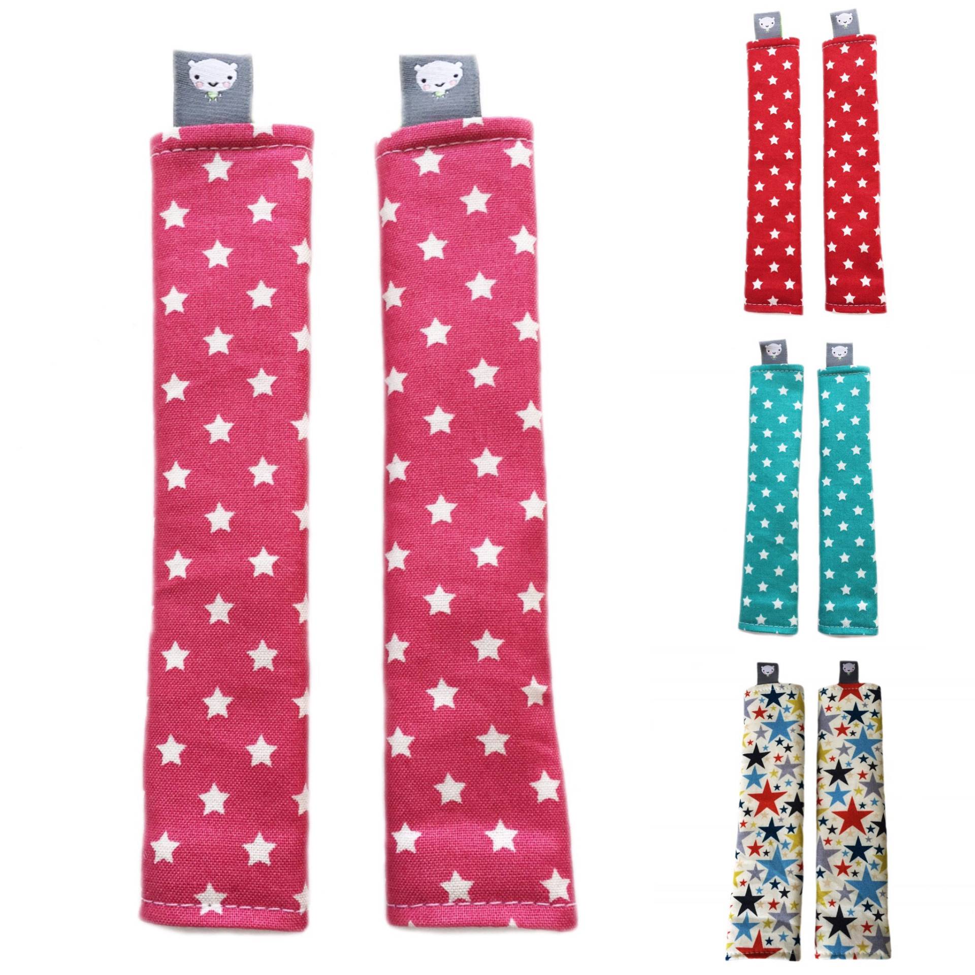 Pushchair Strap Covers Handgefertigt Für Bugaboo, Quinny, Silver Cross, Icandy, Graco Buggy Pram in Roten Sternen Rosa Sterne Blauen Pushchair Strap Covers Handgefertigt Für Bugaboo, Quinny, Silver Cross, Icandy, Graco Buggy Pram in Roten Sternen Rosa Sterne Blauen von Etsy - littlepatternhouse