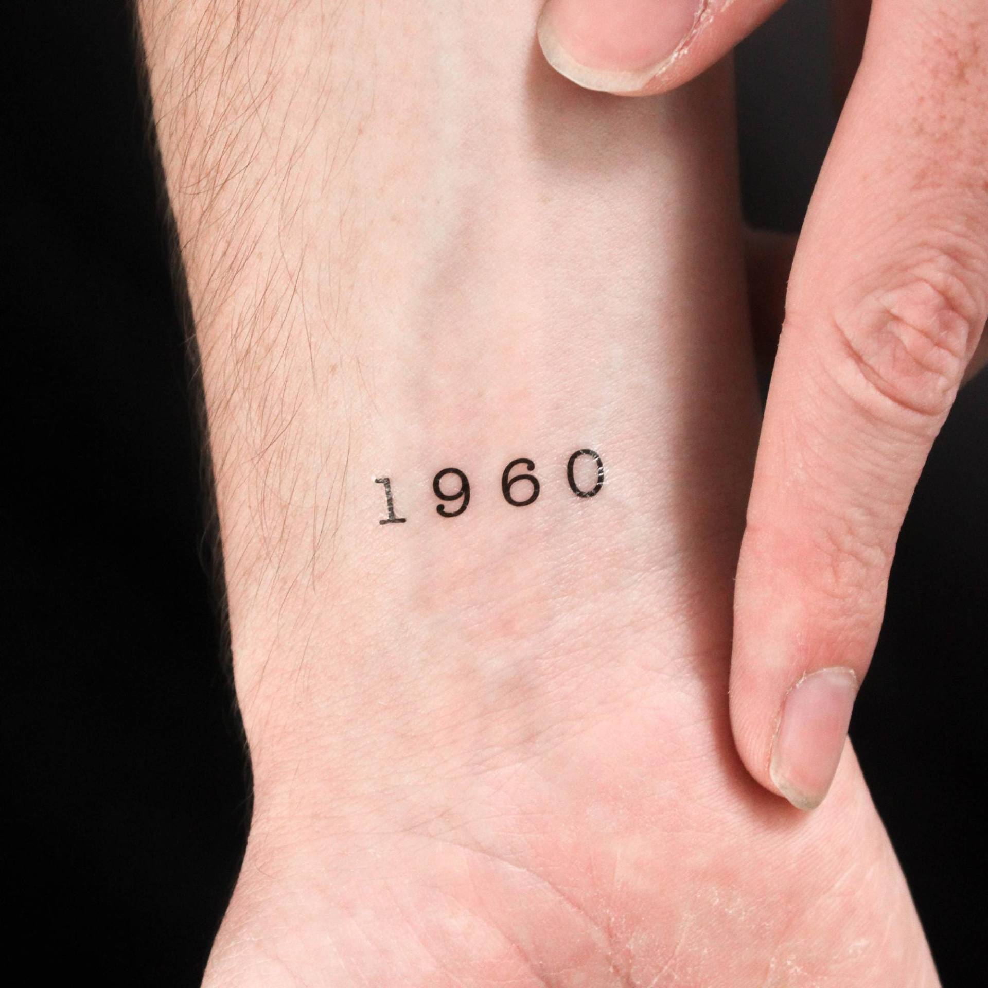 1960 Geburtsjahr Temporäres Tattoo | 3Er Set 1960 Geburtsjahr Temporäres Tattoo | 3Er Set von Etsy - littletattoos