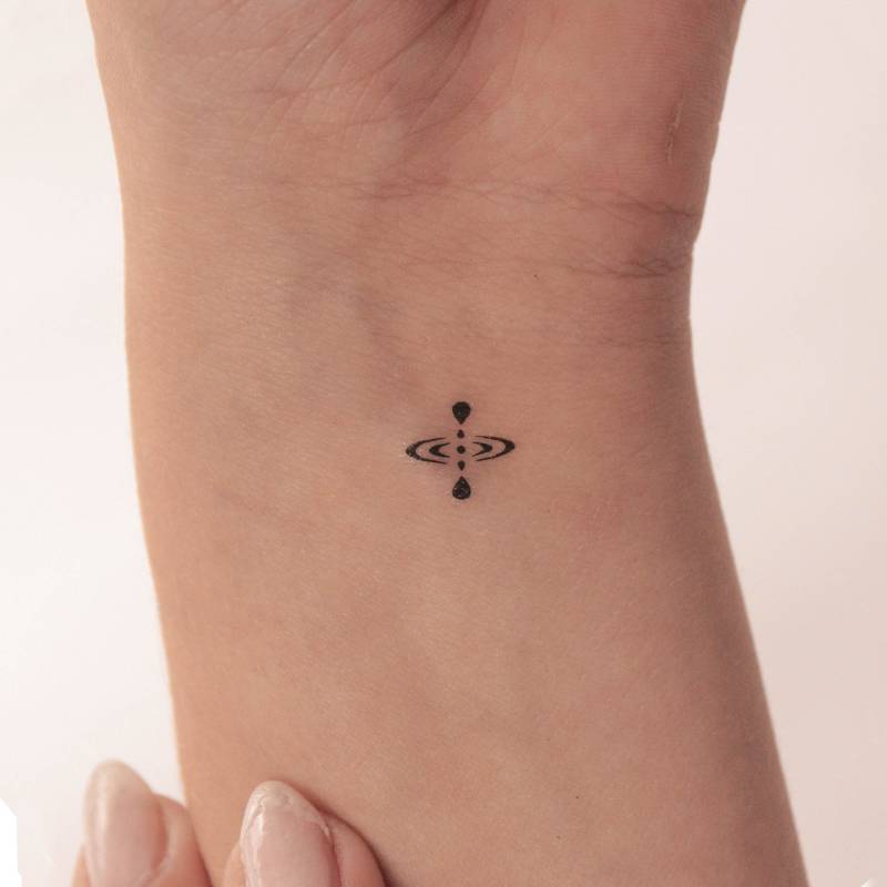 Achtsamkeit Symbol Temporäres Tattoo | 3Er Set von Etsy - littletattoos