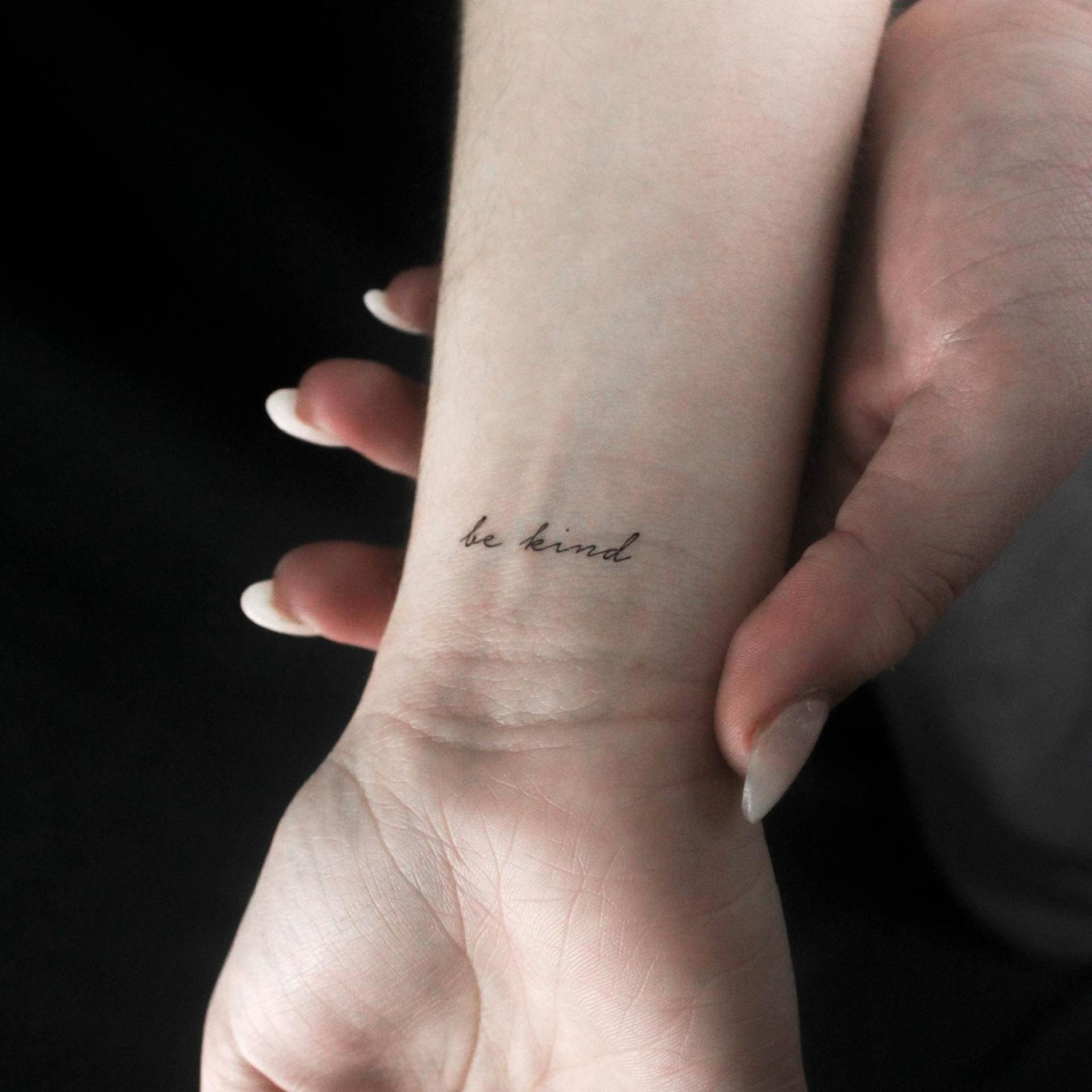 Be Kind Temporäres Tattoo | 3Er Set Be Kind Temporäres Tattoo | 3Er Set von Etsy - littletattoos