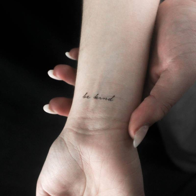 Be Kind Temporäres Tattoo | 3Er Set Be Kind Temporäres Tattoo | 3Er Set von Etsy - littletattoos