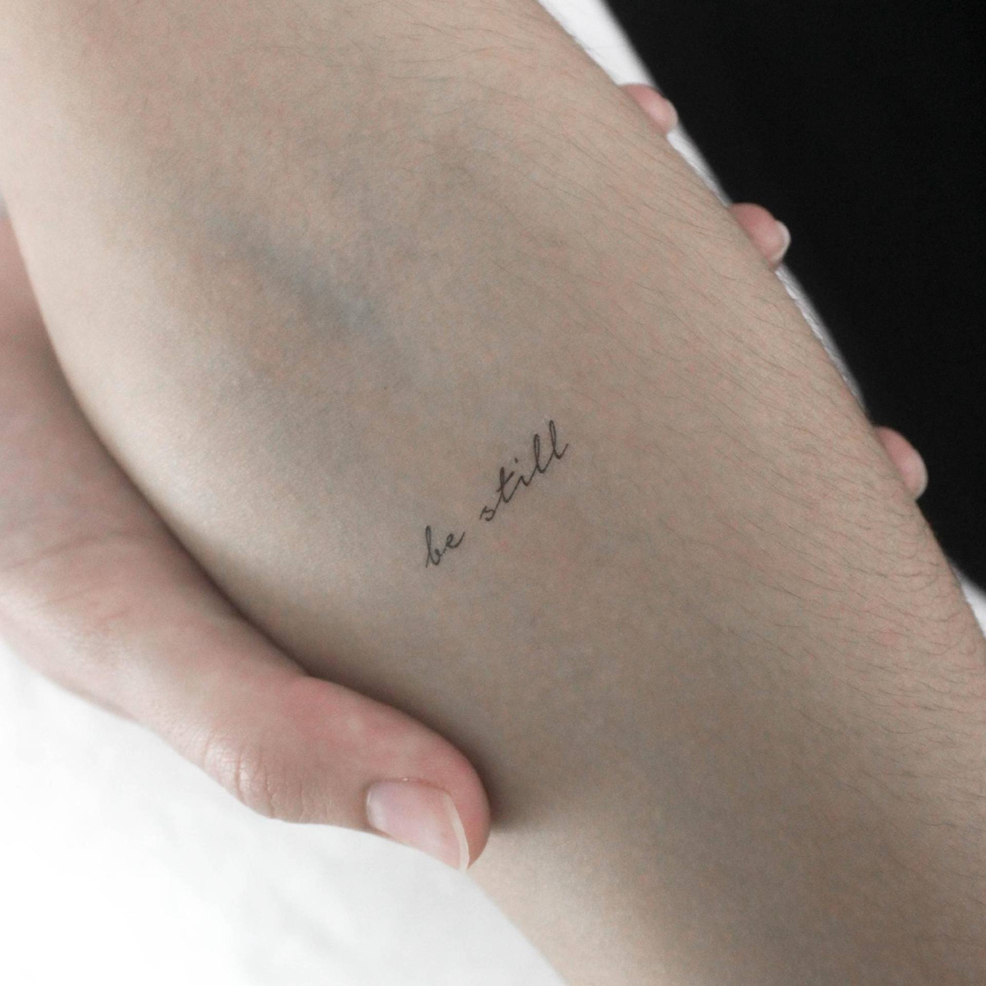 Be Still Temporäres Tattoo | 3Er Set Be Still Temporäres Tattoo | 3Er Set von Etsy - littletattoos
