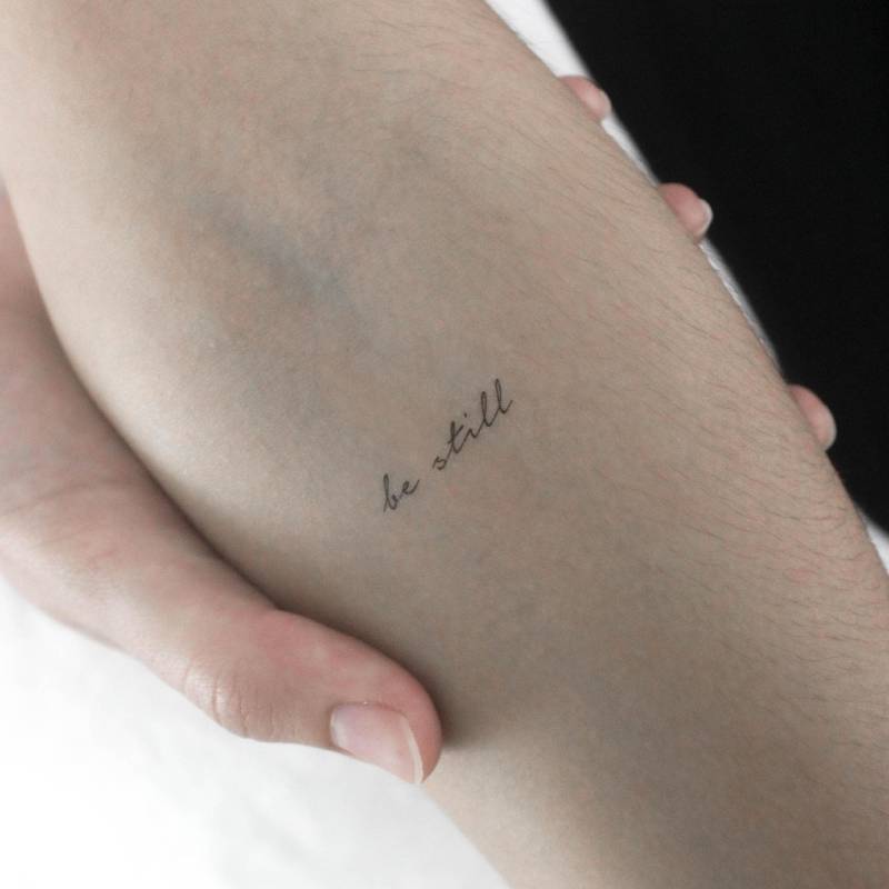 Be Still Temporäres Tattoo | 3Er Set Be Still Temporäres Tattoo | 3Er Set von Etsy - littletattoos