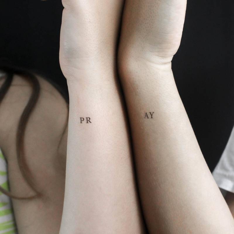 Betet Passendes Temporäres Tattoo | 3Er Set Betet Passendes Temporäres Tattoo | 3Er Set von Etsy - littletattoos