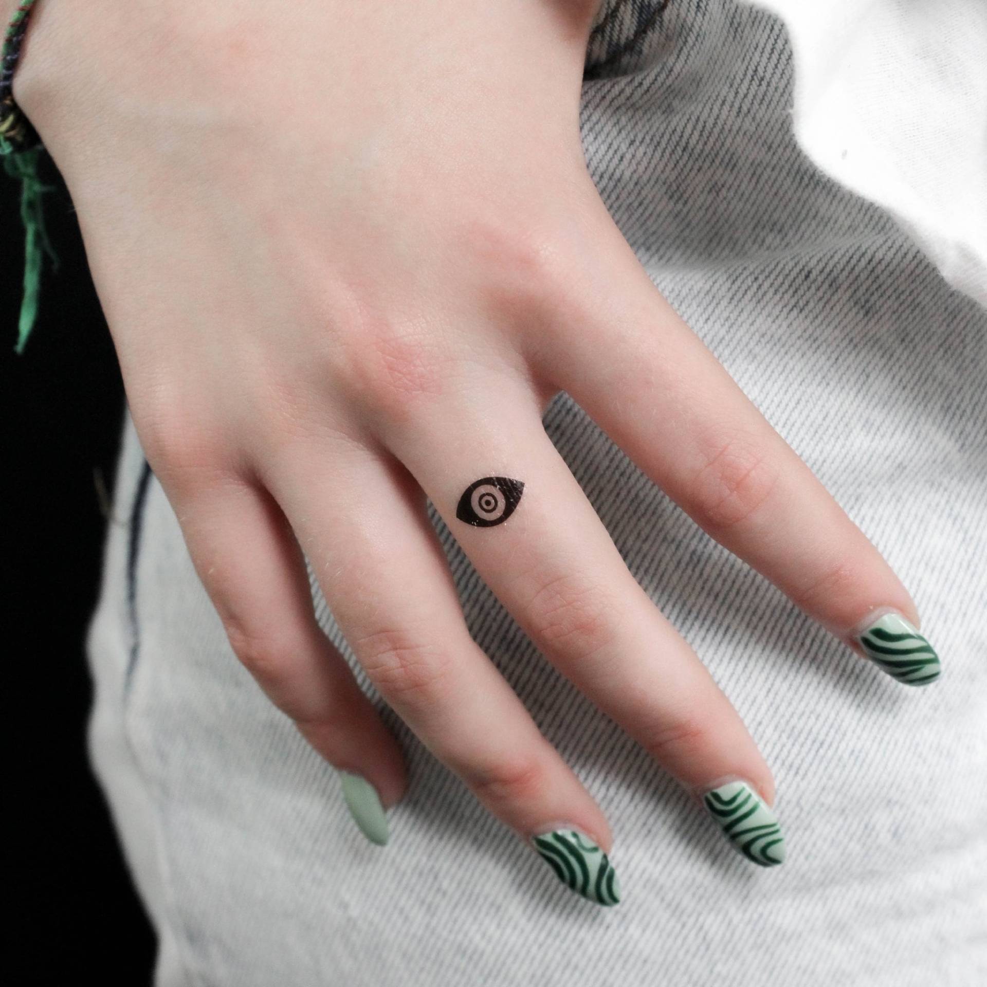 Black Nazar Auge Temporäres Tattoo | 3Er Set Black Nazar Auge Temporäres Tattoo | 3Er Set von Etsy - littletattoos