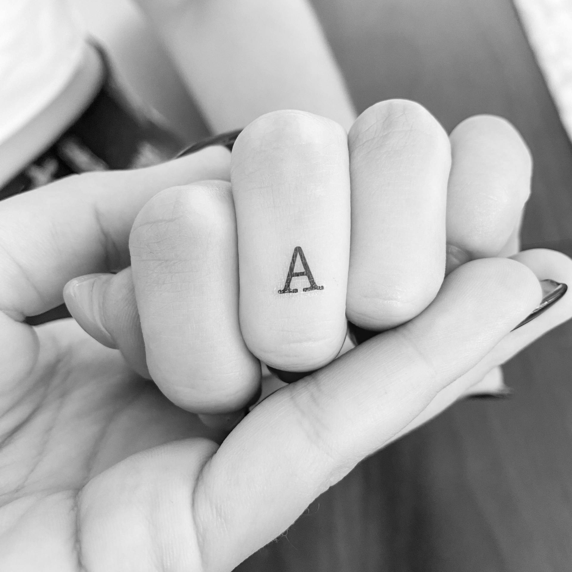 Eine Schreibmaschine Großbuchstabe Temporäres Tattoo | 3Er Set von Etsy - littletattoos