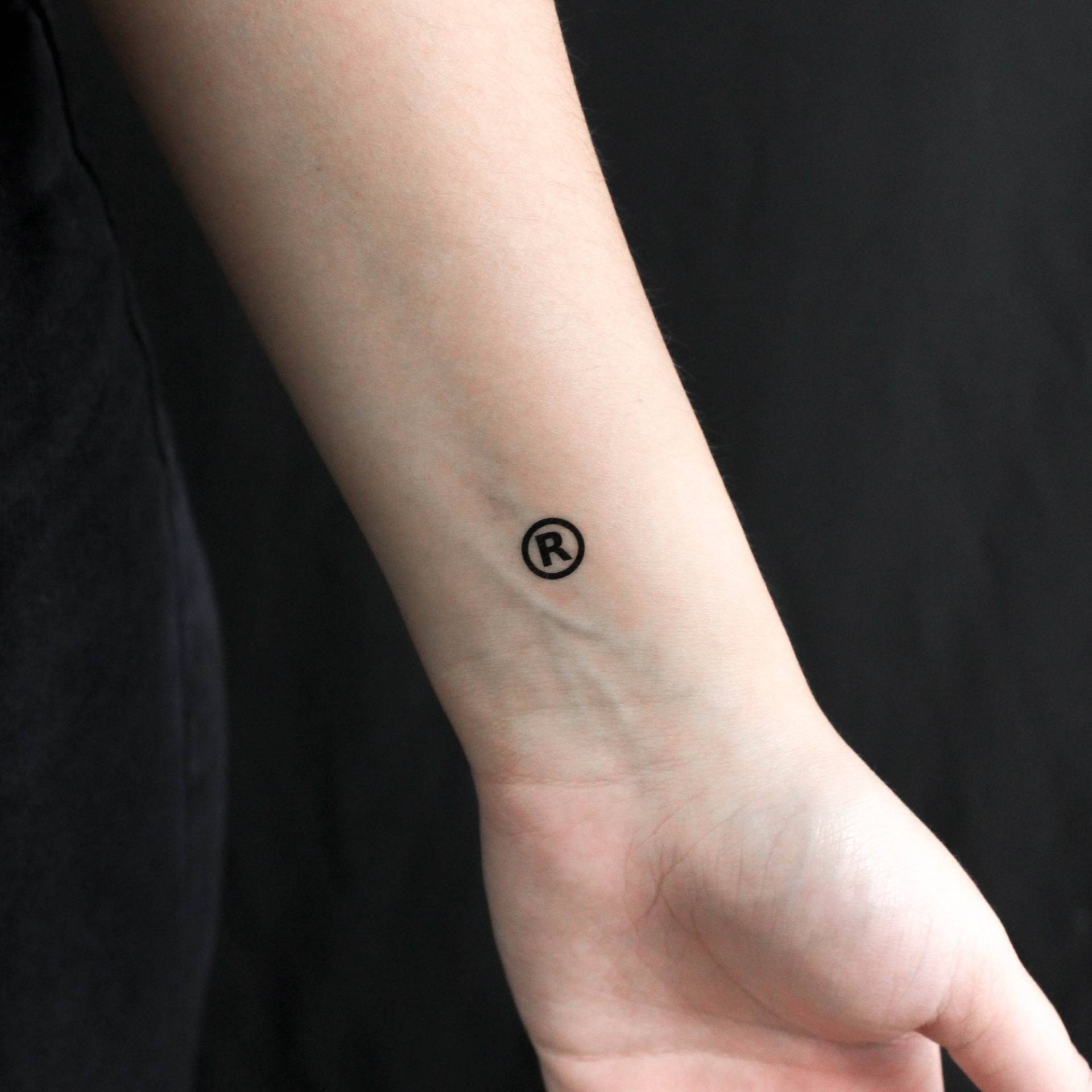 Eingetragenes Warenzeichen Symbol Temporäres Tattoo | 3Er Set von Etsy - littletattoos