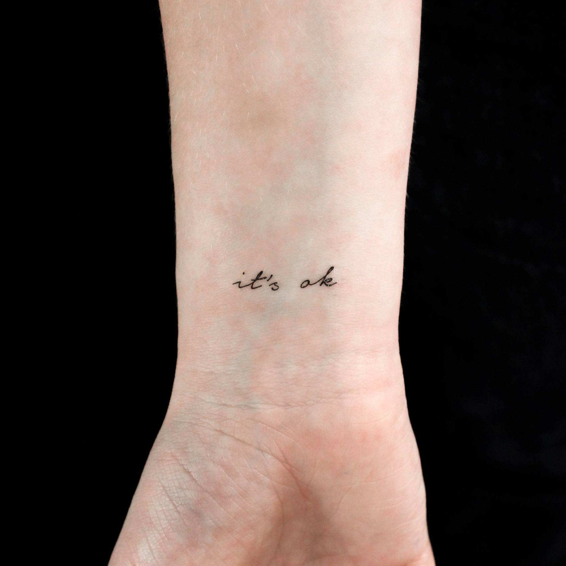 Es Ist in Ordnung Temporäres Tattoo | 3Er Set Es Ist in Ordnung Temporäres Tattoo | 3Er Set von Etsy - littletattoos