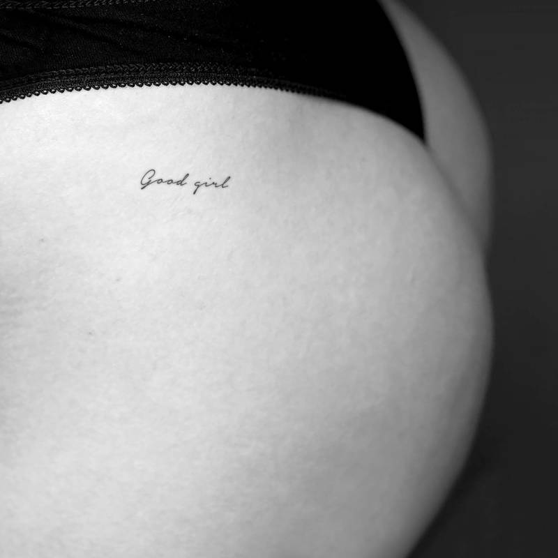 Gutes Mädchen Temporäres Tattoo | 3Er Set von Etsy - littletattoos