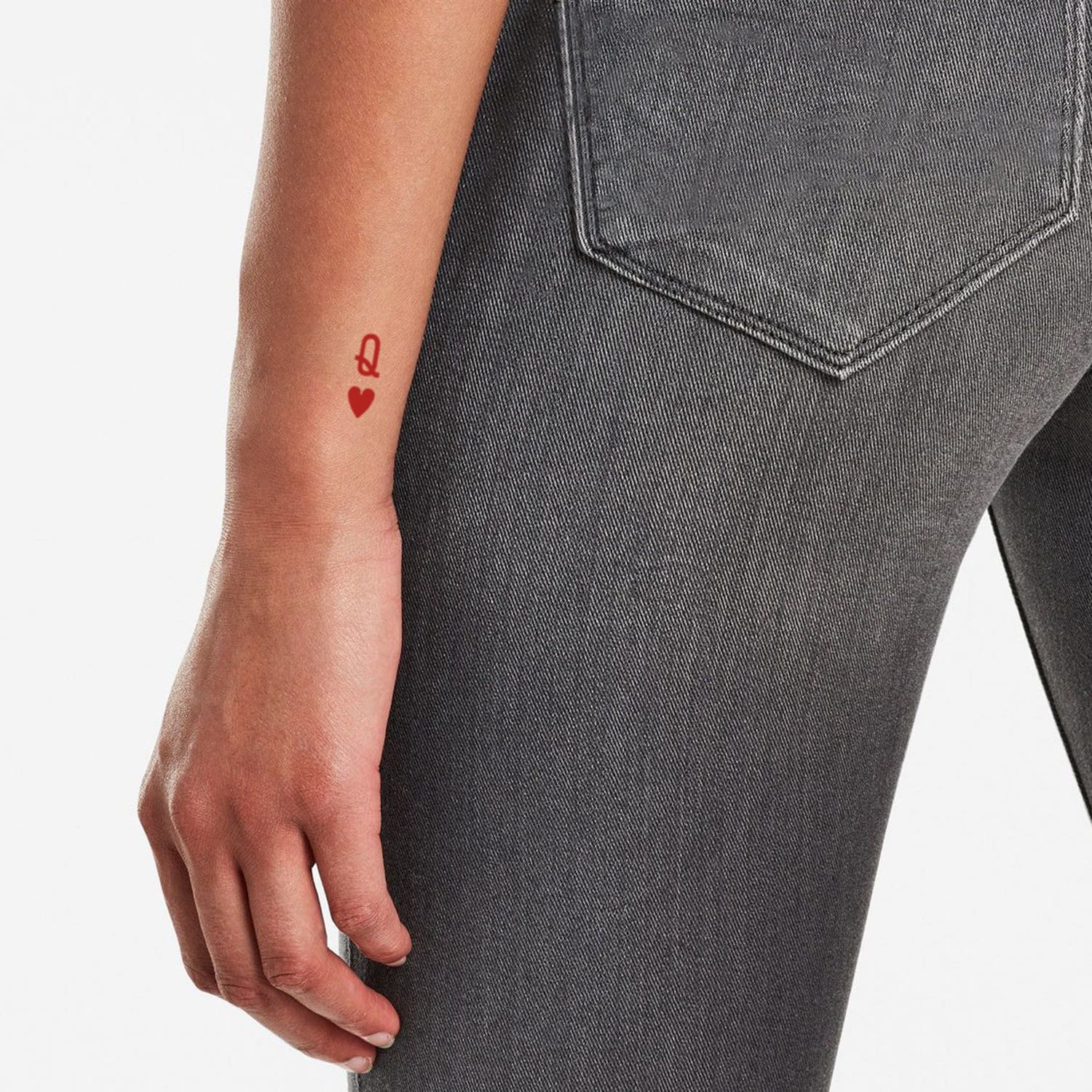 Herz Dame Temporäres Tattoo | 3Er Set Herz Dame Temporäres Tattoo | 3Er Set von Etsy - littletattoos