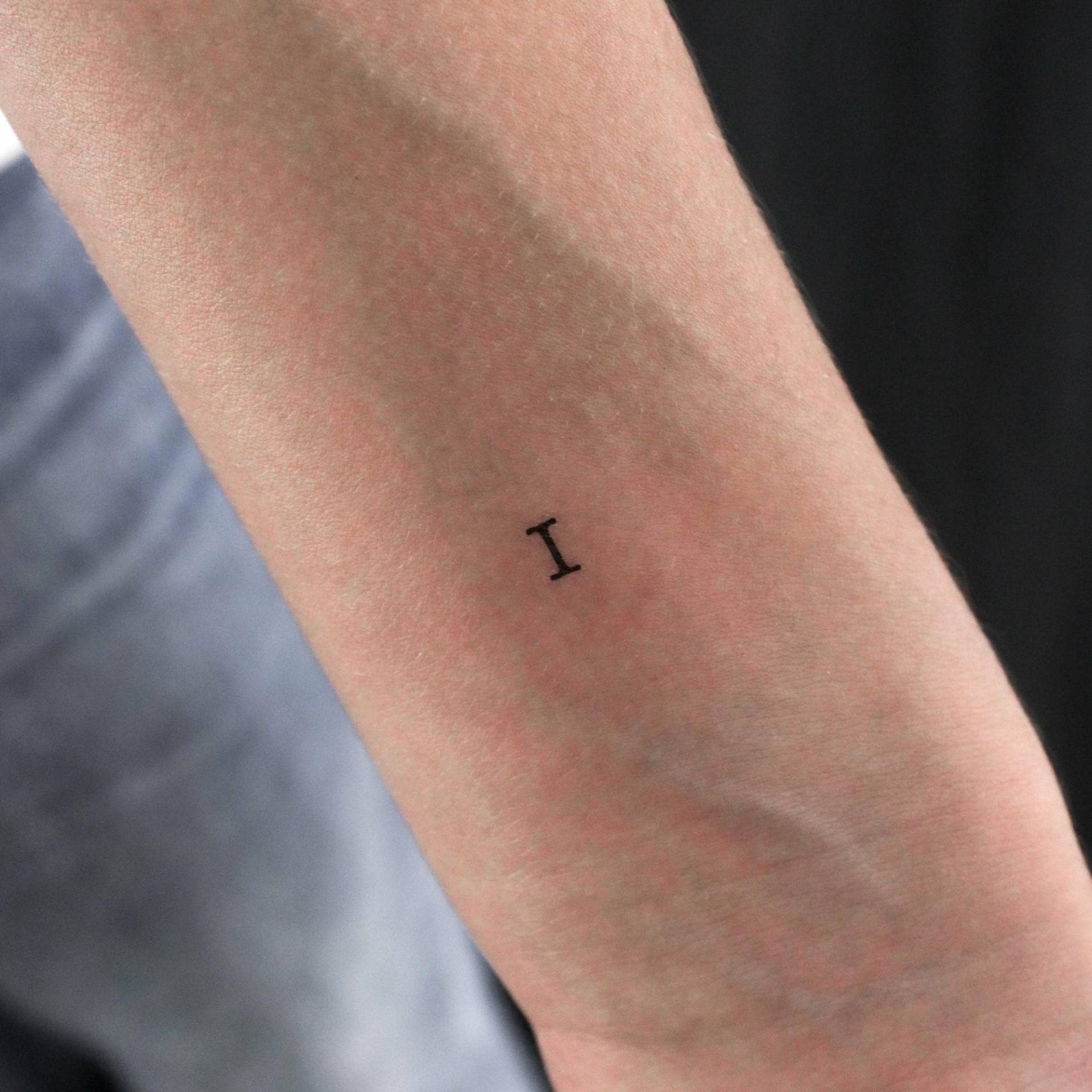 I Schreibmaschine Großbuchstaben Temporäres Tattoo | 3Er Set von Etsy - littletattoos