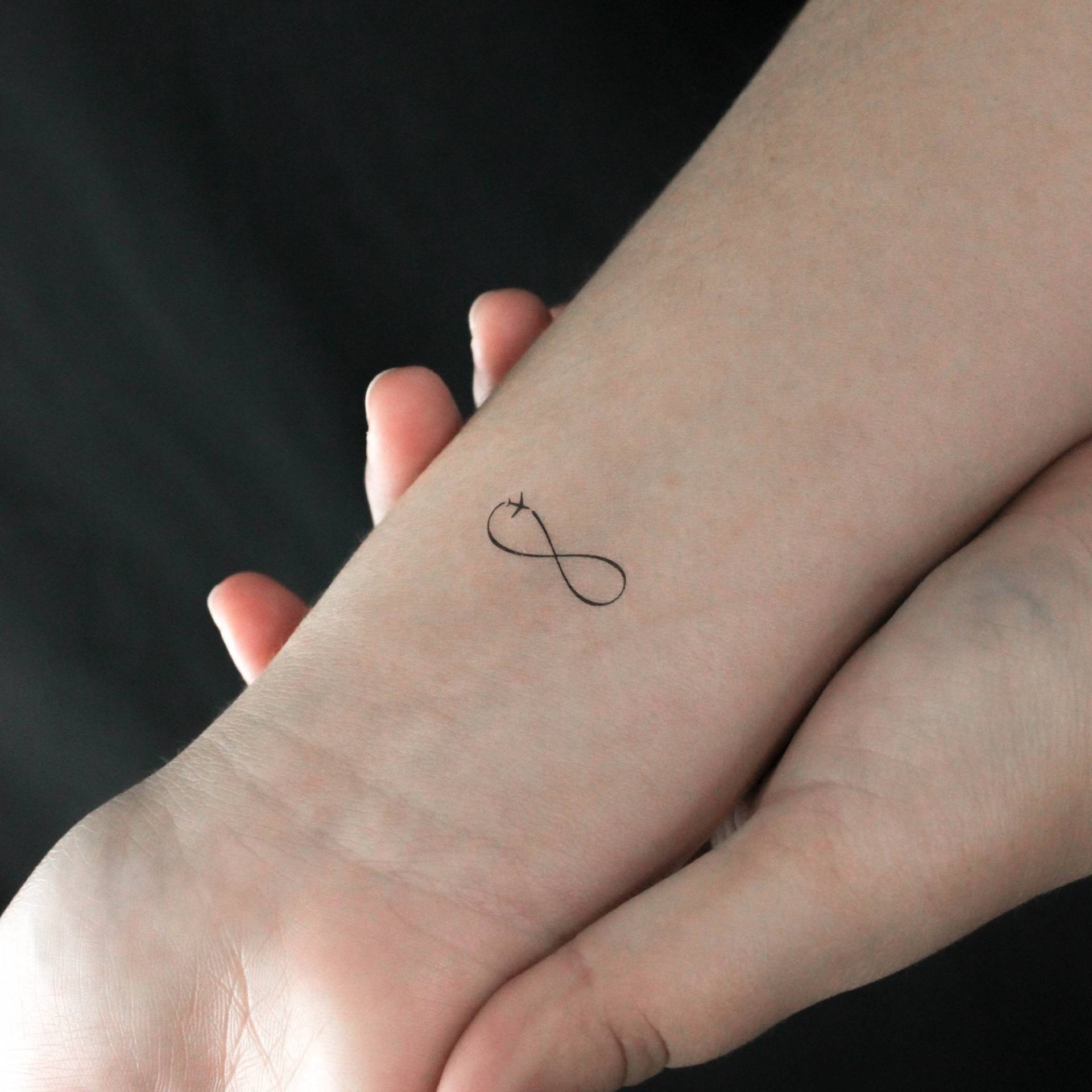 Infinity Flugzeug Temporäres Tattoo | 3Er Set Infinity Flugzeug Temporäres Tattoo | 3Er Set von Etsy - littletattoos
