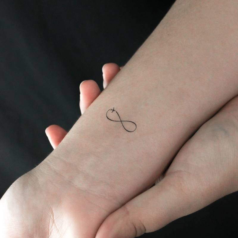 Infinity Flugzeug Temporäres Tattoo | 3Er Set Infinity Flugzeug Temporäres Tattoo | 3Er Set von Etsy - littletattoos