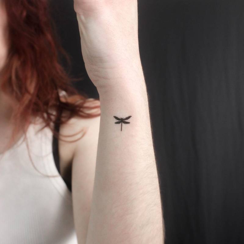 Kleine Libelle Temporäres Tattoo | 3Er Set von Etsy - littletattoos