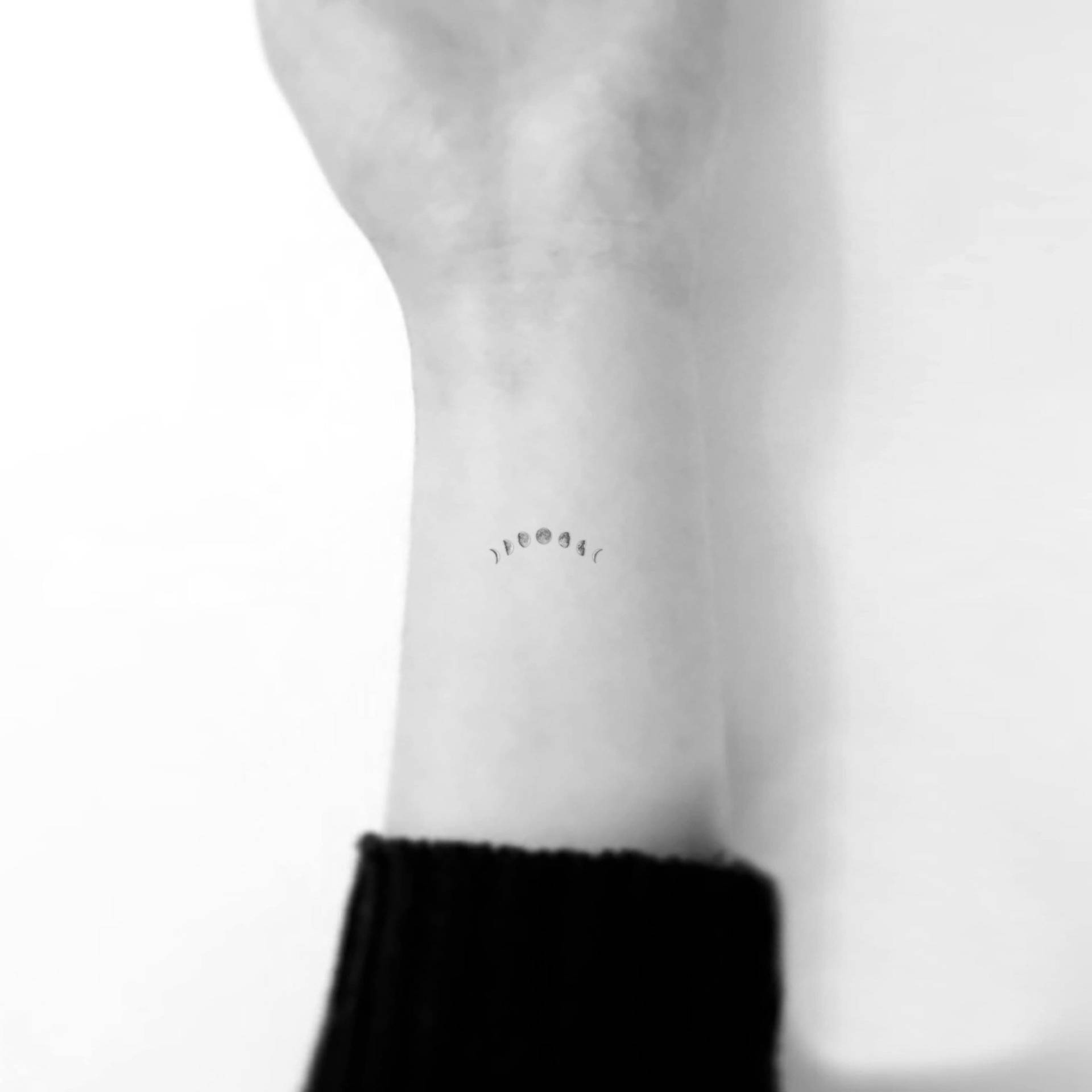 Kleine Mondphasen Temporäres Tattoo | 3Er Set Kleine Mondphasen Temporäres Tattoo | 3Er Set von Etsy - littletattoos
