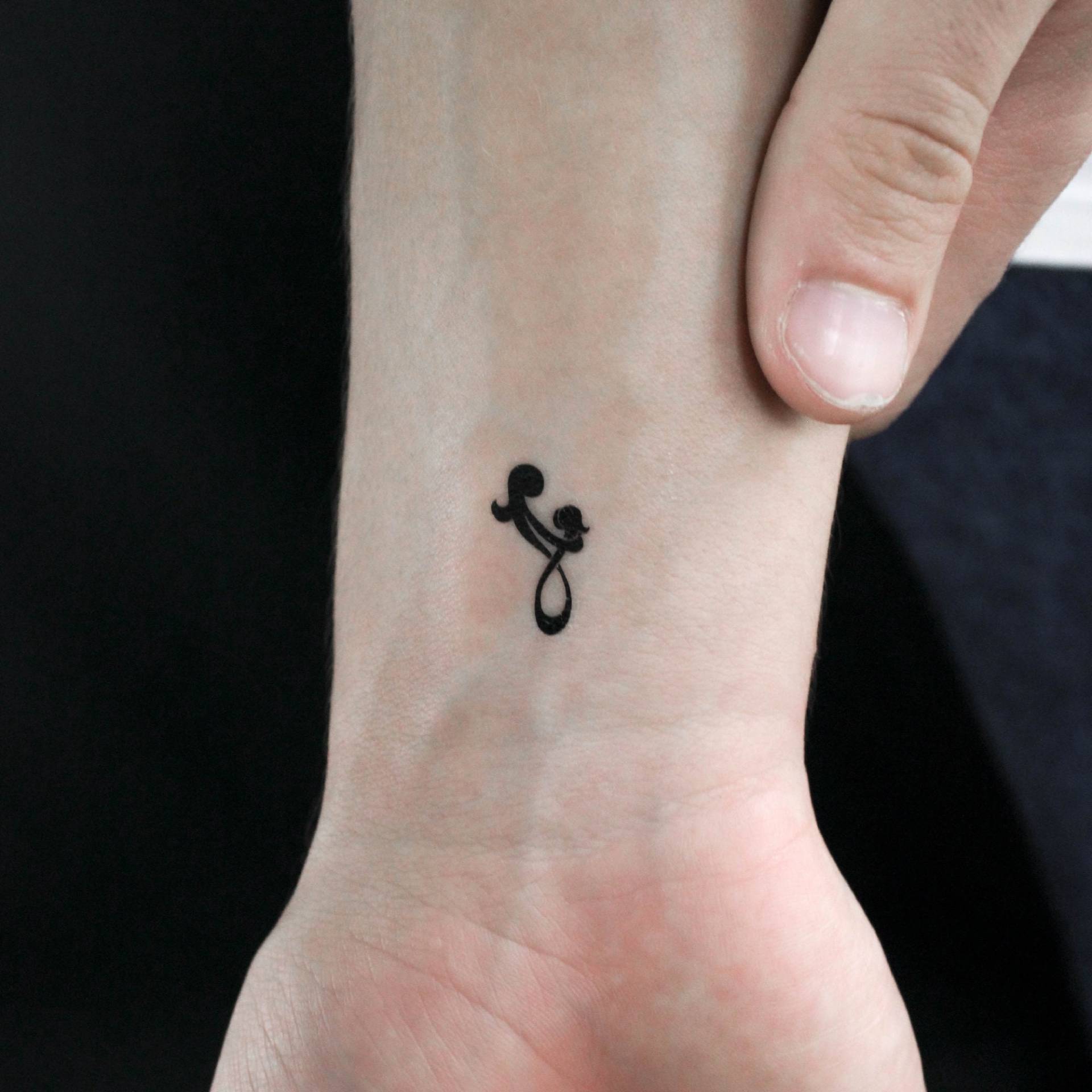 Kleines Mutter, Tochter Und Sohn Symbol Temporäres Tattoo | 3Er Set von Etsy - littletattoos
