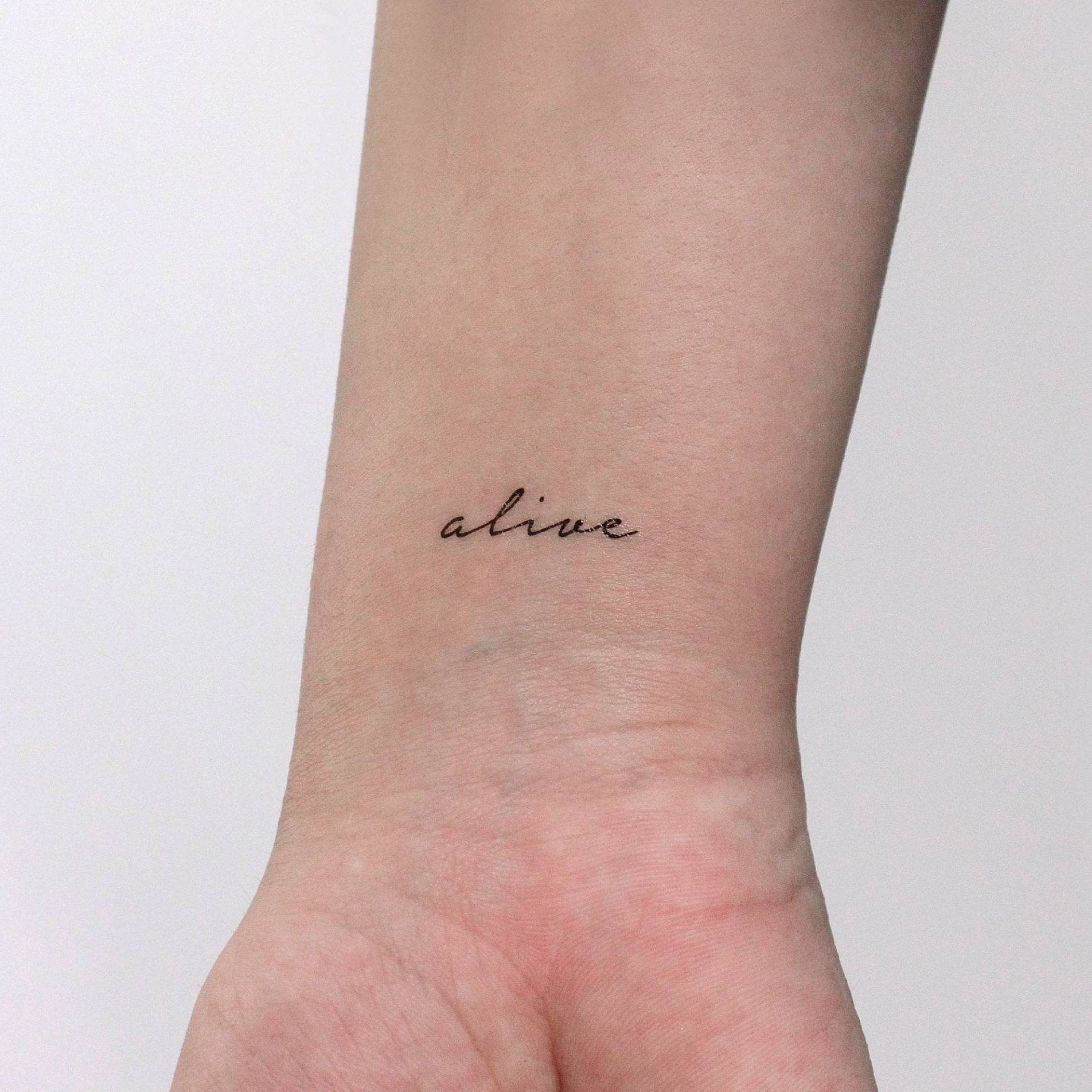 Lebendig Temporäres Tattoo | 3Er Set von Etsy - littletattoos