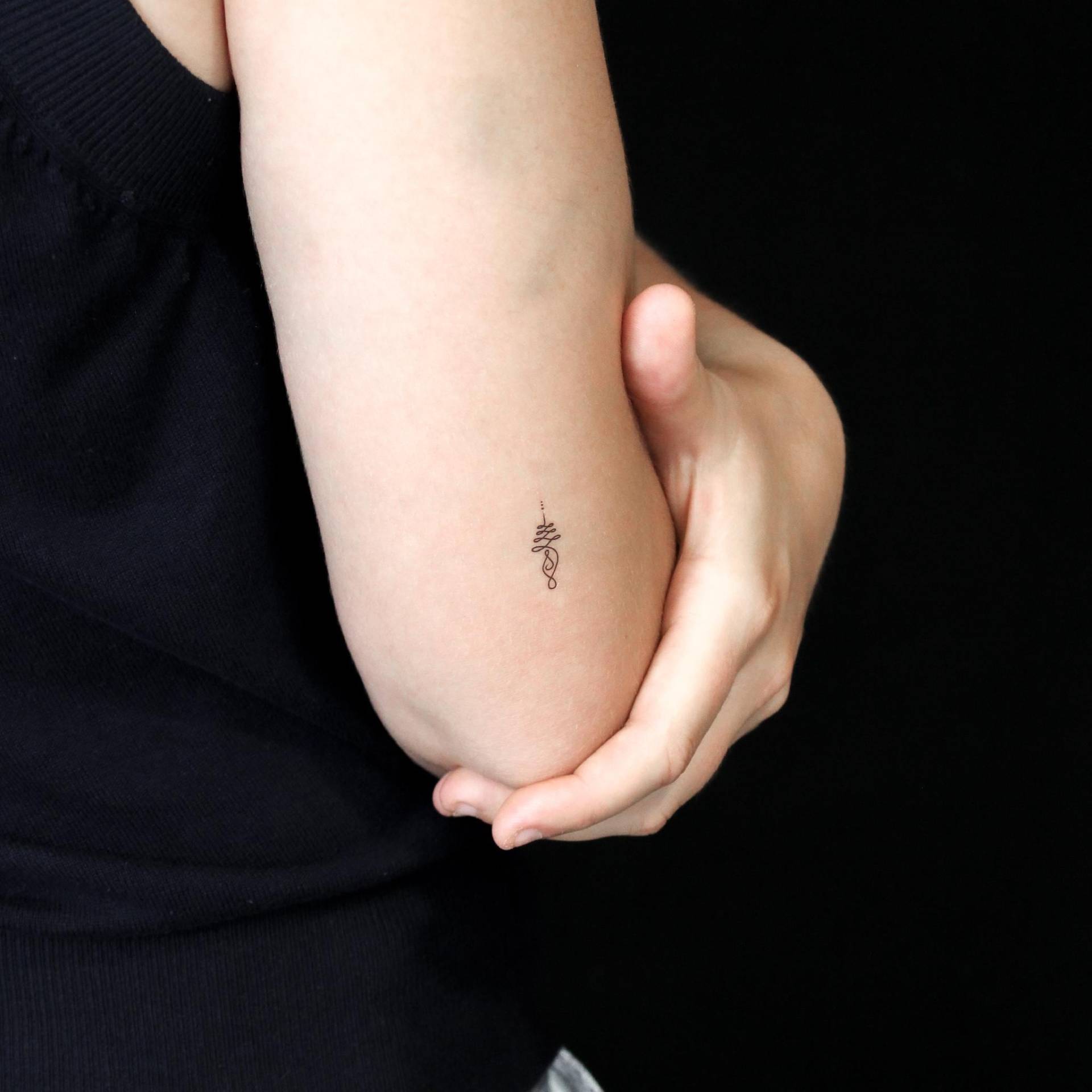 Little Unalome Temporäres Tattoo | 3Er Set von Etsy - littletattoos