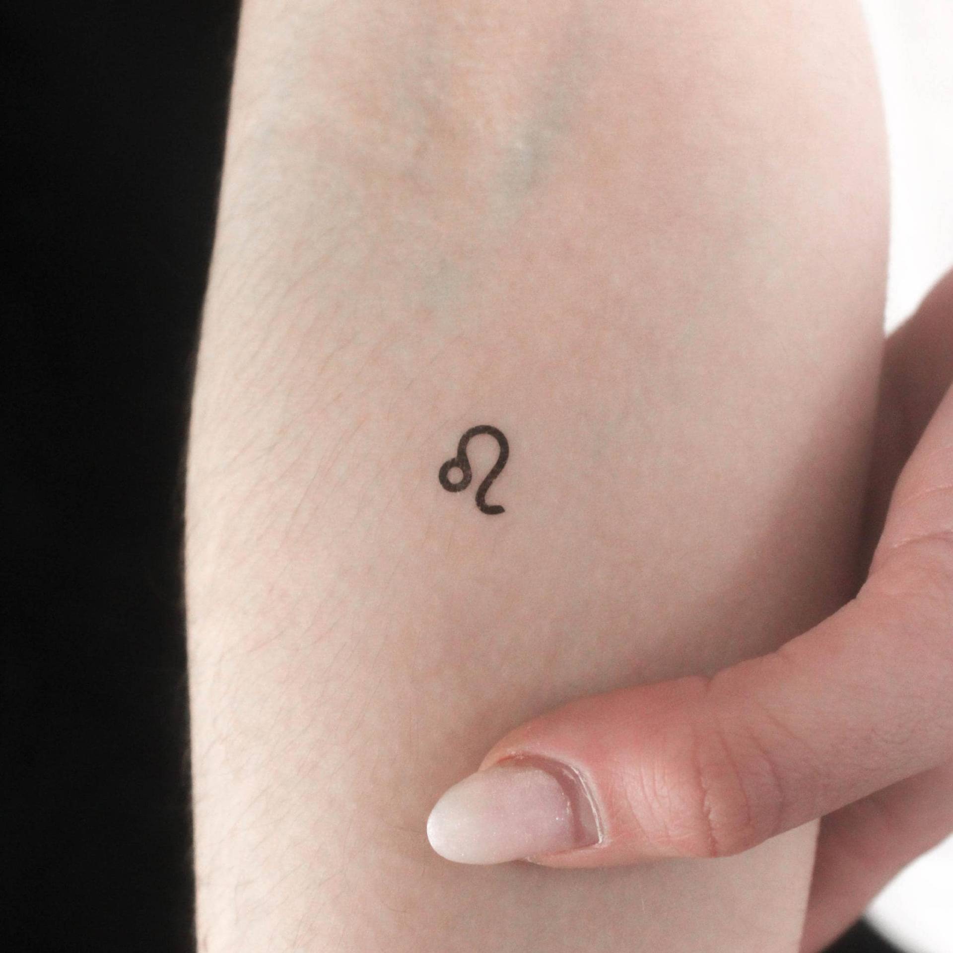 Löwe Sternzeichen Symbol Temporäres Tattoo | 3Er Set von Etsy - littletattoos