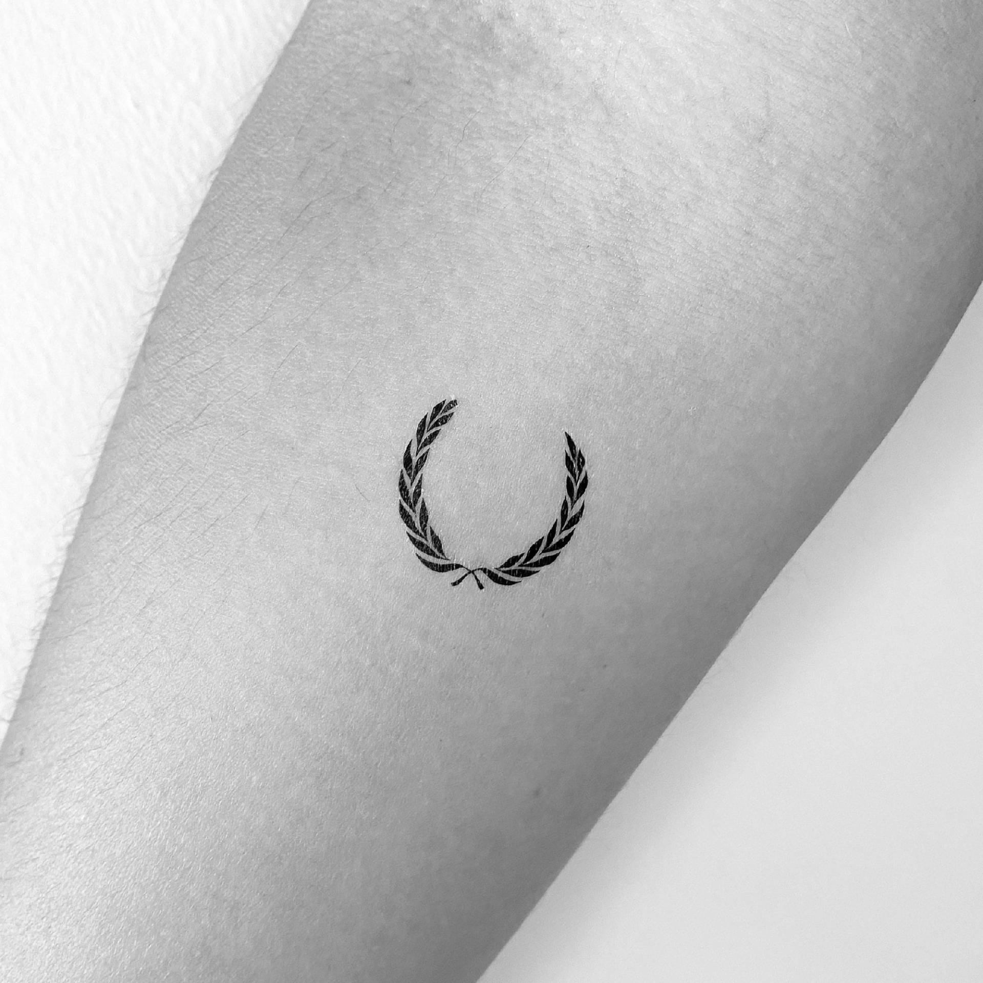 Lorbeerkranz Temporäres Tattoo | 3Er Set von Etsy - littletattoos