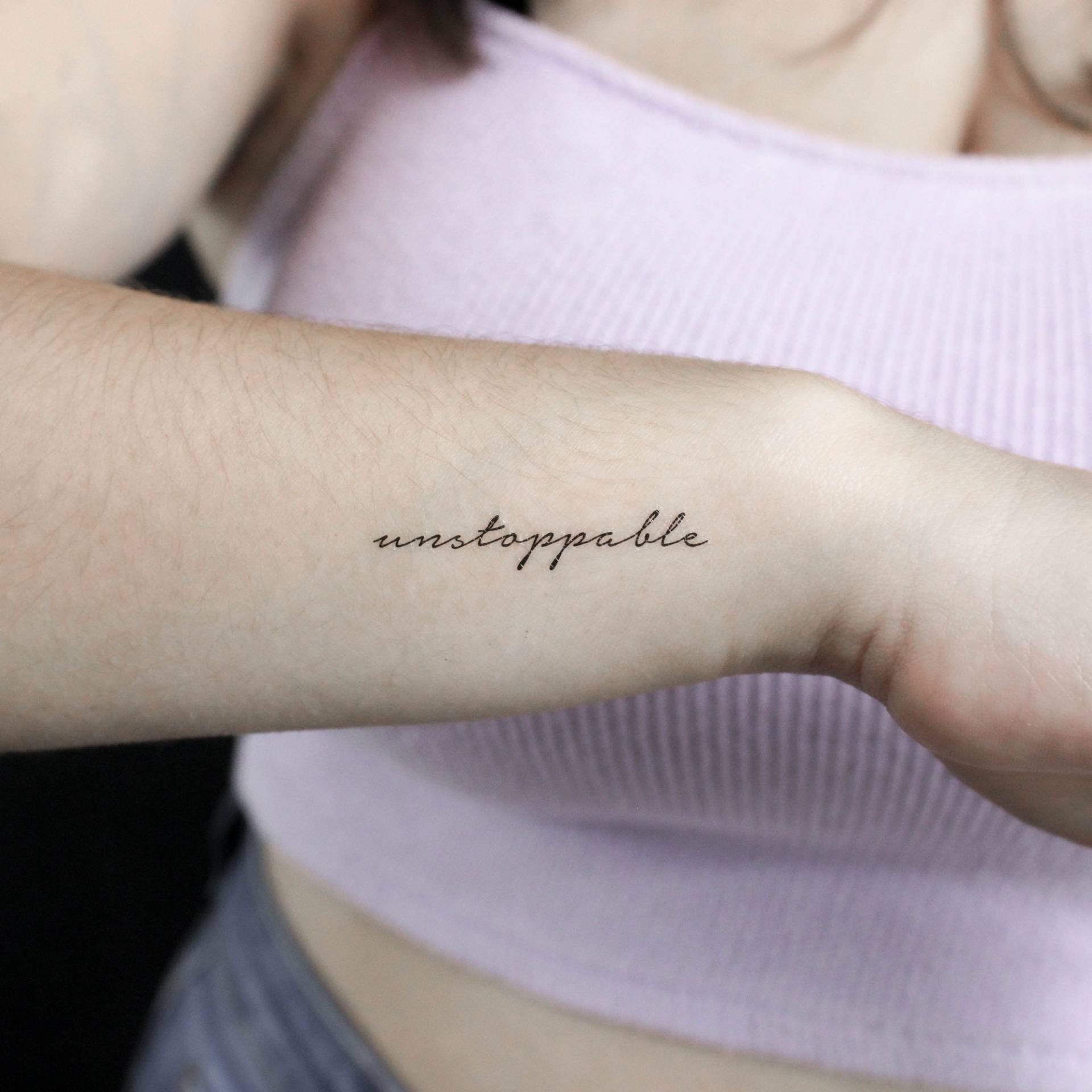 Nicht Aufzuhalten Temporäres Tattoo | 3Er Set Nicht Aufzuhalten Temporäres Tattoo | 3Er Set von Etsy - littletattoos