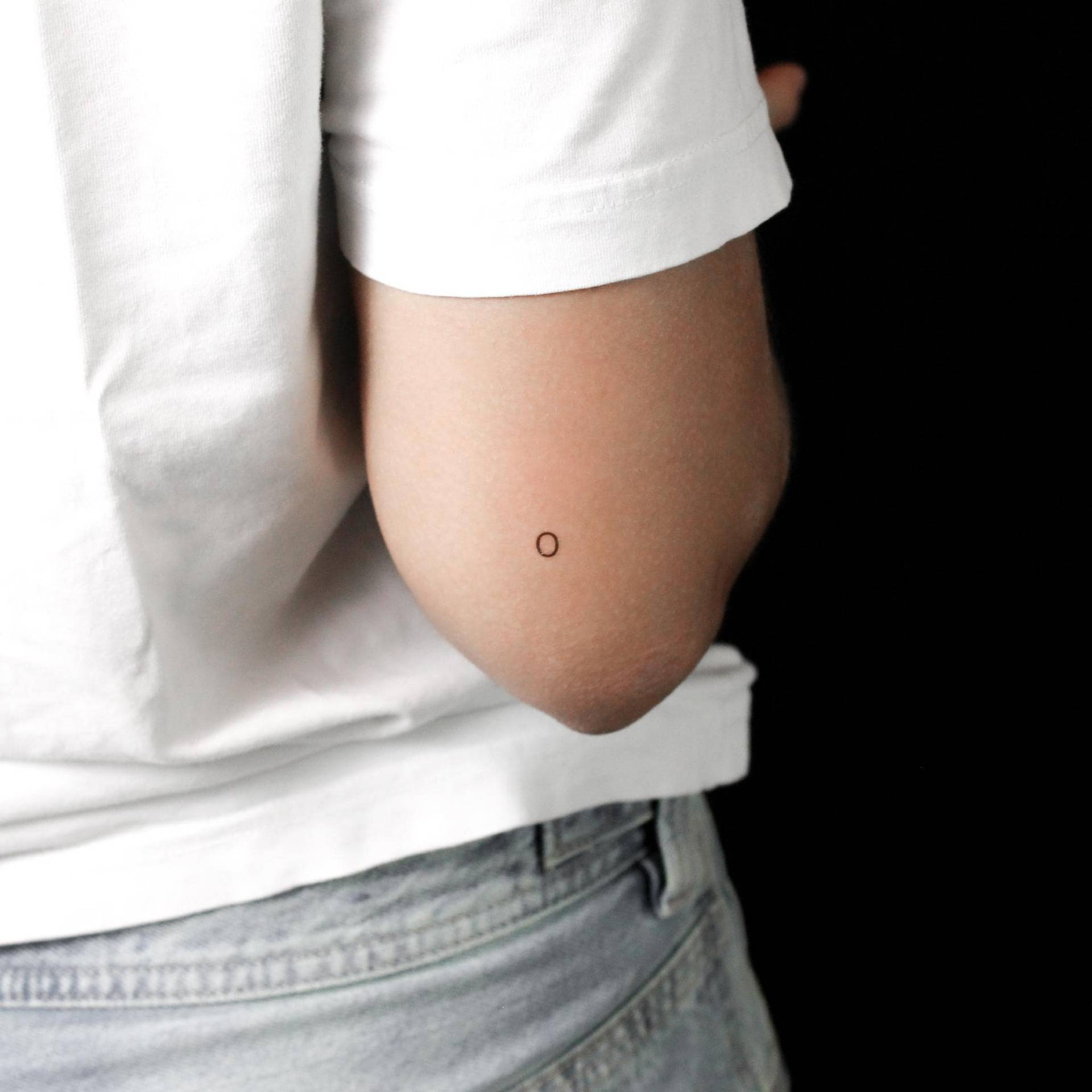 O Schreibmaschine Großbuchstabe Temporäres Tattoo | 3Er Set von Etsy - littletattoos