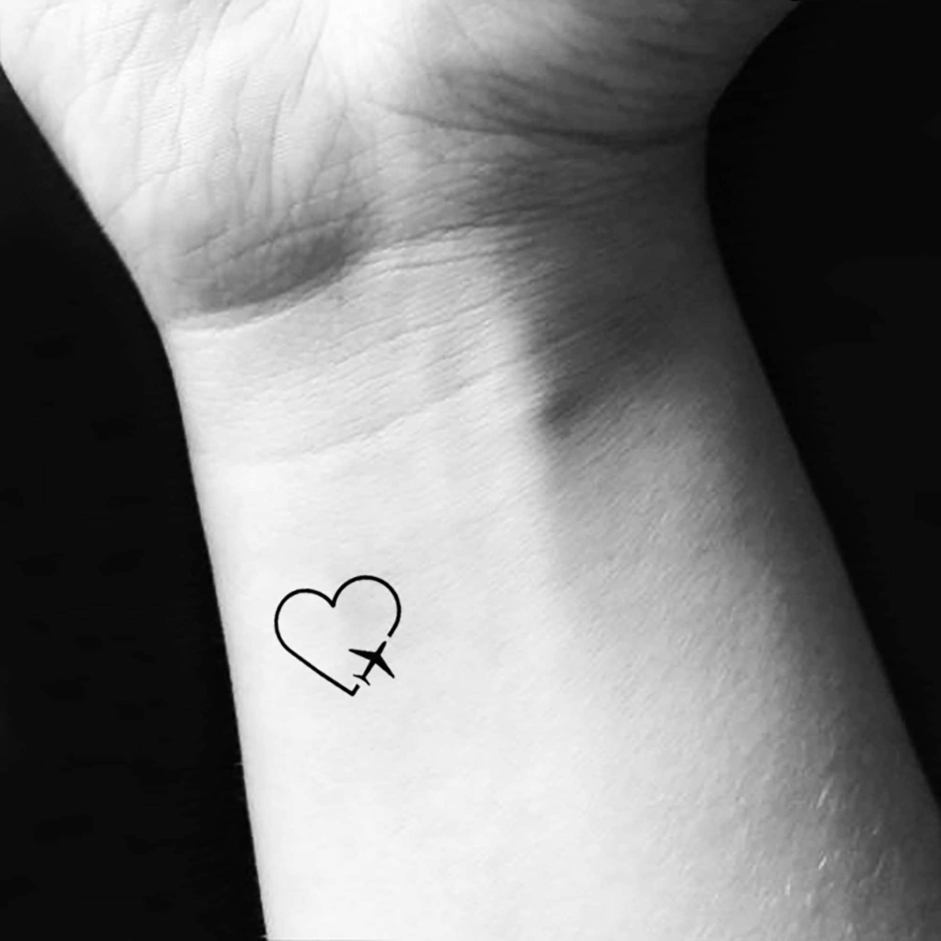 Reisender Herz Temporäres Tattoo | 3Er Set Reisender Herz Temporäres Tattoo | 3Er Set von Etsy - littletattoos