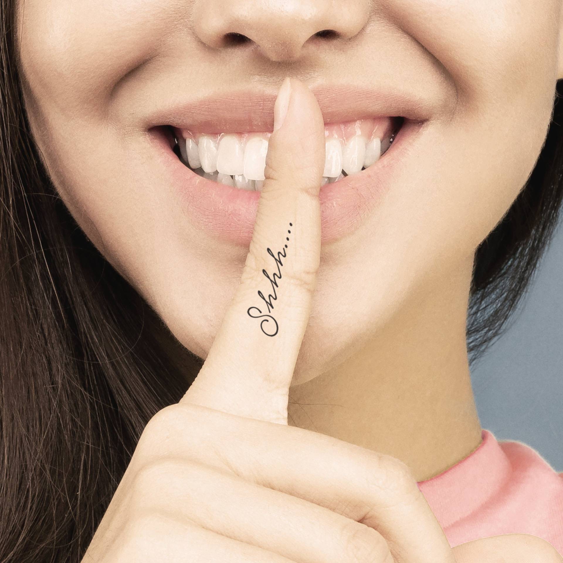 Shhh... Klebetattoo | 3Er Set Shhh... Klebetattoo | 3Er Set von Etsy - littletattoos