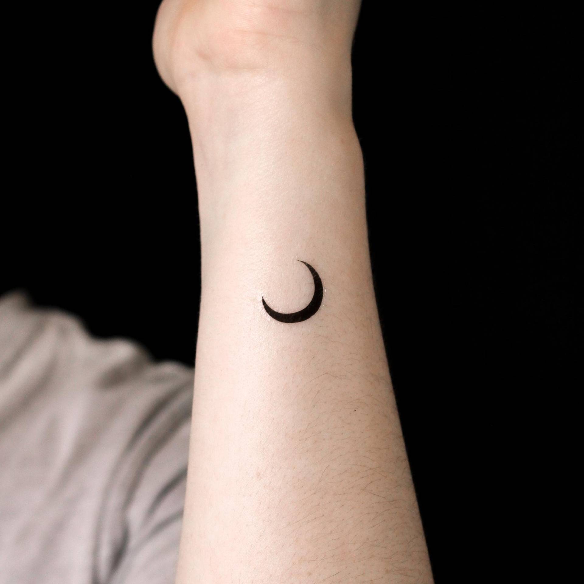 Sichelmond Temporäres Tattoo | 3Er Set Sichelmond Temporäres Tattoo | 3Er Set von Etsy - littletattoos