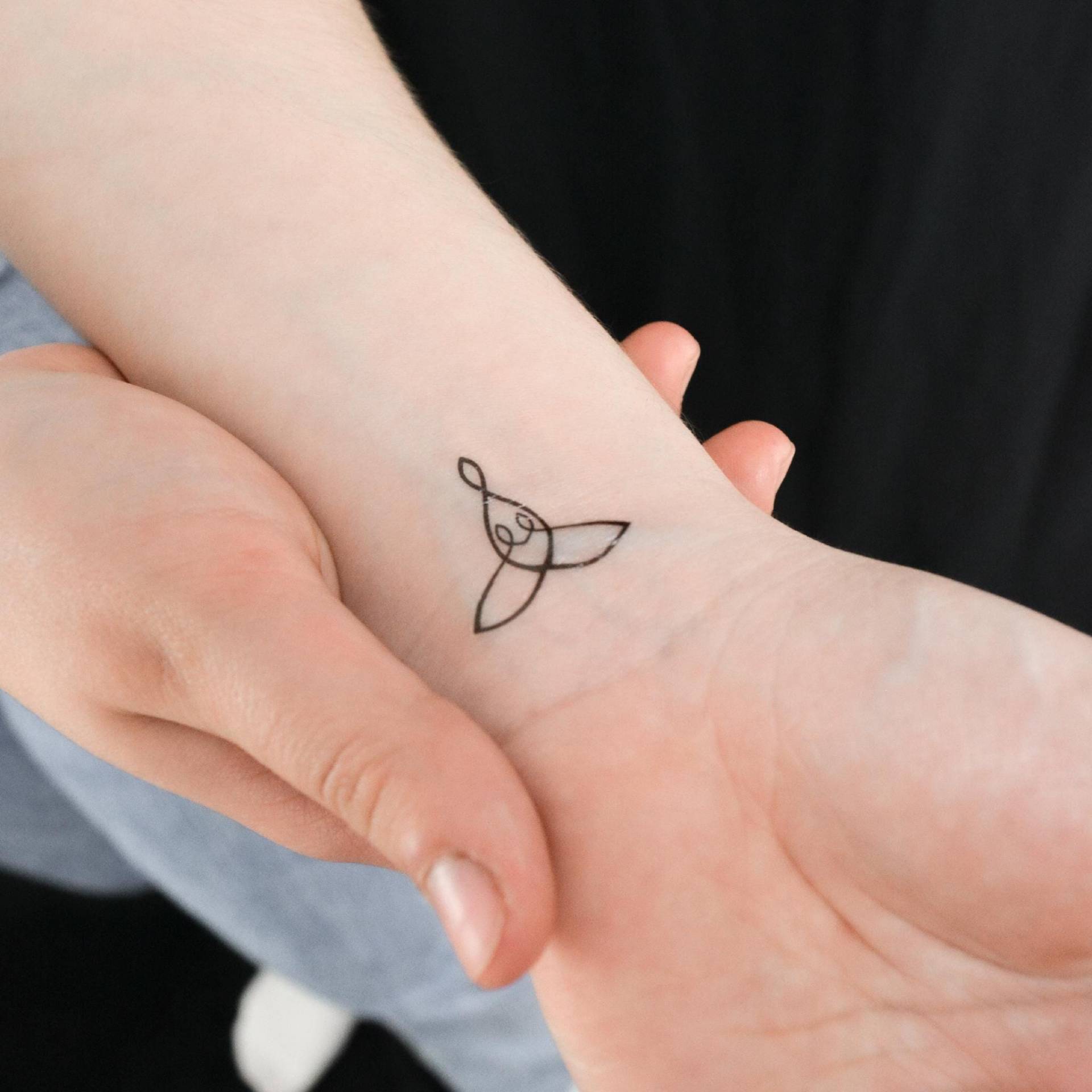Temporäres Tattoo Mit Kleinem Mutter - Und Kindersymbol | 3Er-Set von Etsy - littletattoos