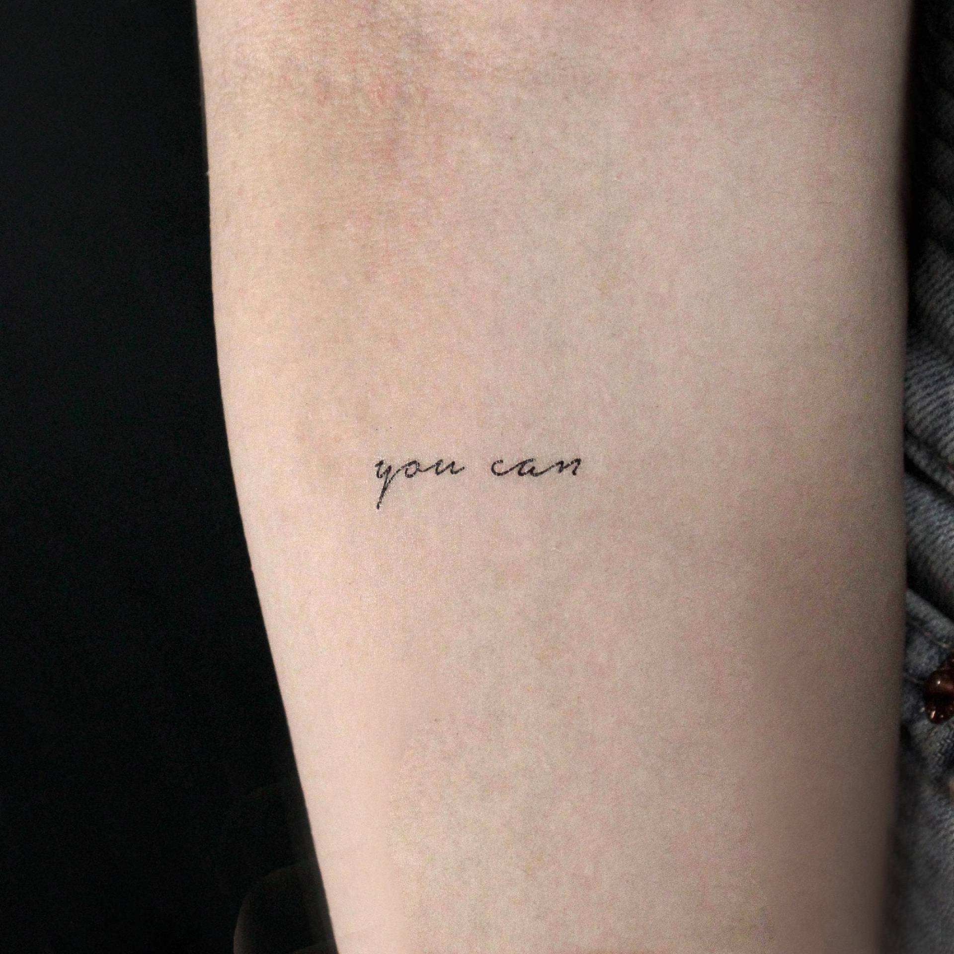 You Can Temporäres Tattoo | 3Er Set You Can Temporäres Tattoo | 3Er Set von Etsy - littletattoos