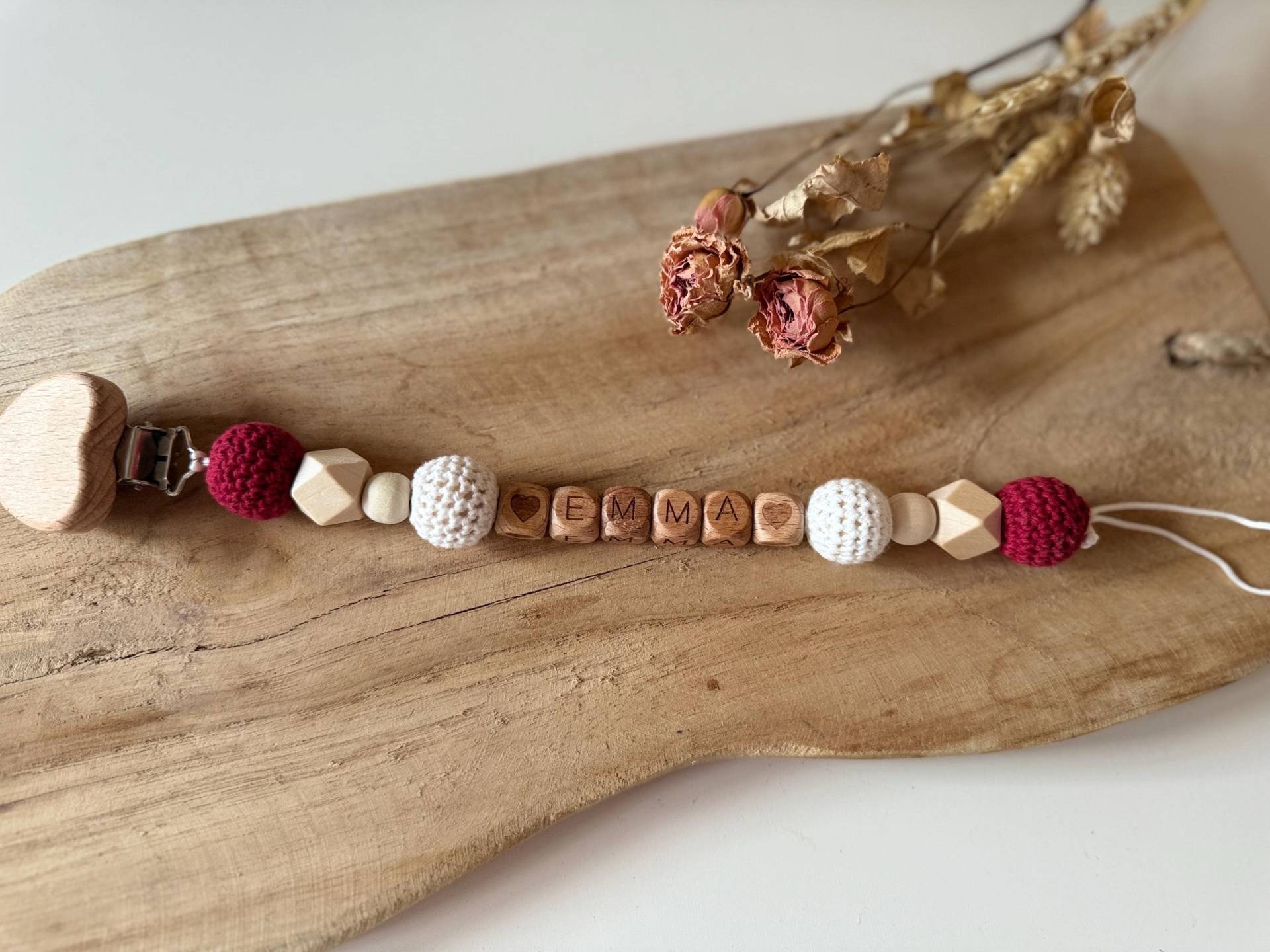 Schnullerkette Personalisiert Schnullerkette Personalisiert von Etsy - loewenherzschnuller