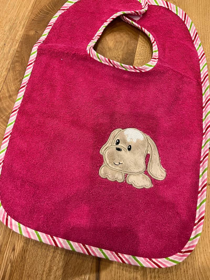 Lätzchen, Babylätzchen, Mit Klettverschluss, Bestickt Applikation Und Namen von Etsy - lottiandsimb