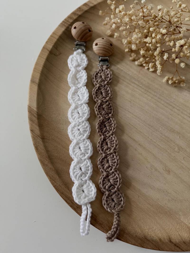 Schnullerkette Für Babys & Kinder | Superleicht Gehäkelt von Etsy - louliehandmade