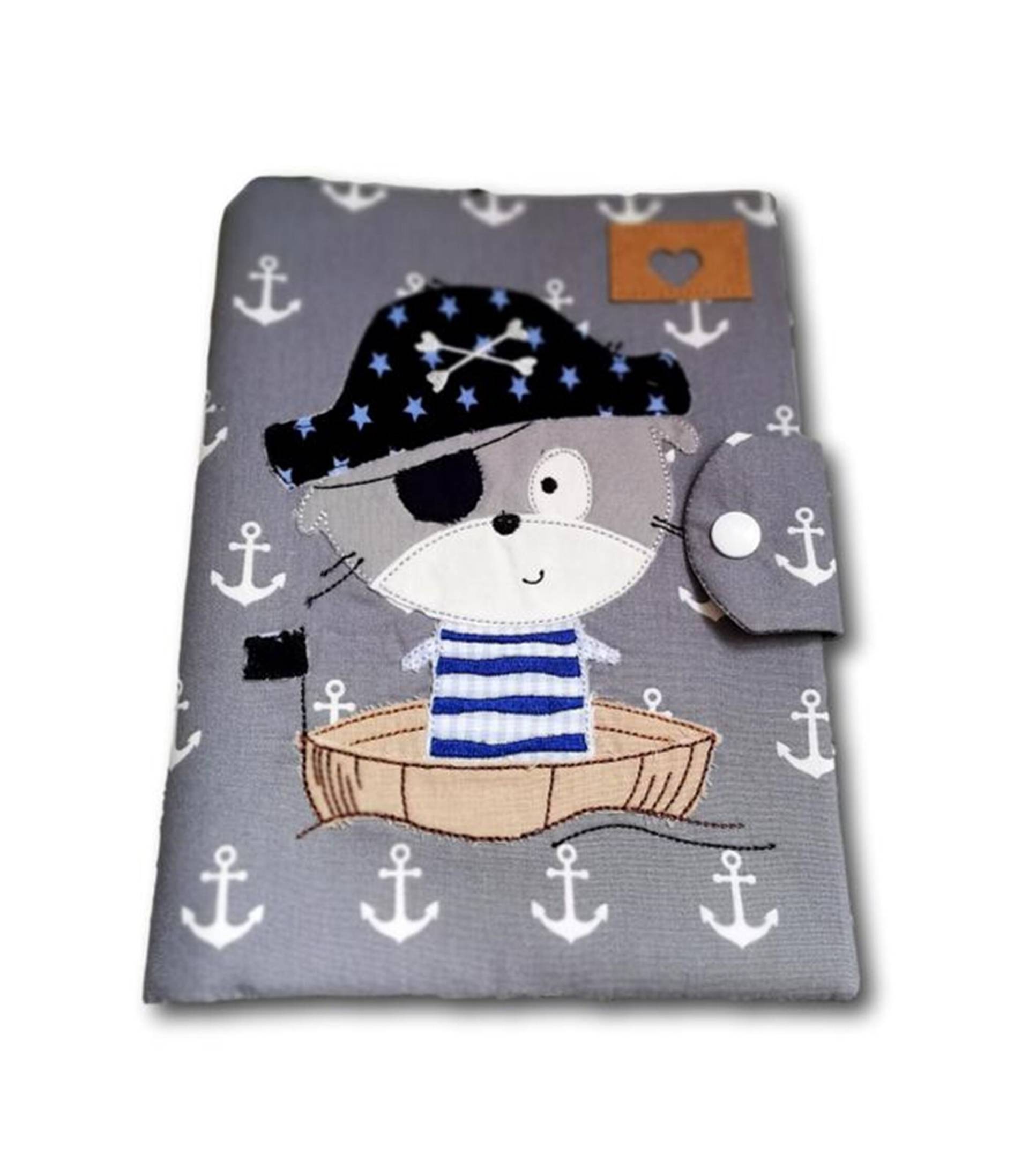 U-Hefthülle Bestickt Mit Applikation Pirat U-Hefthülle Bestickt Mit Applikation Pirat von Etsy - loveclothingByAnne
