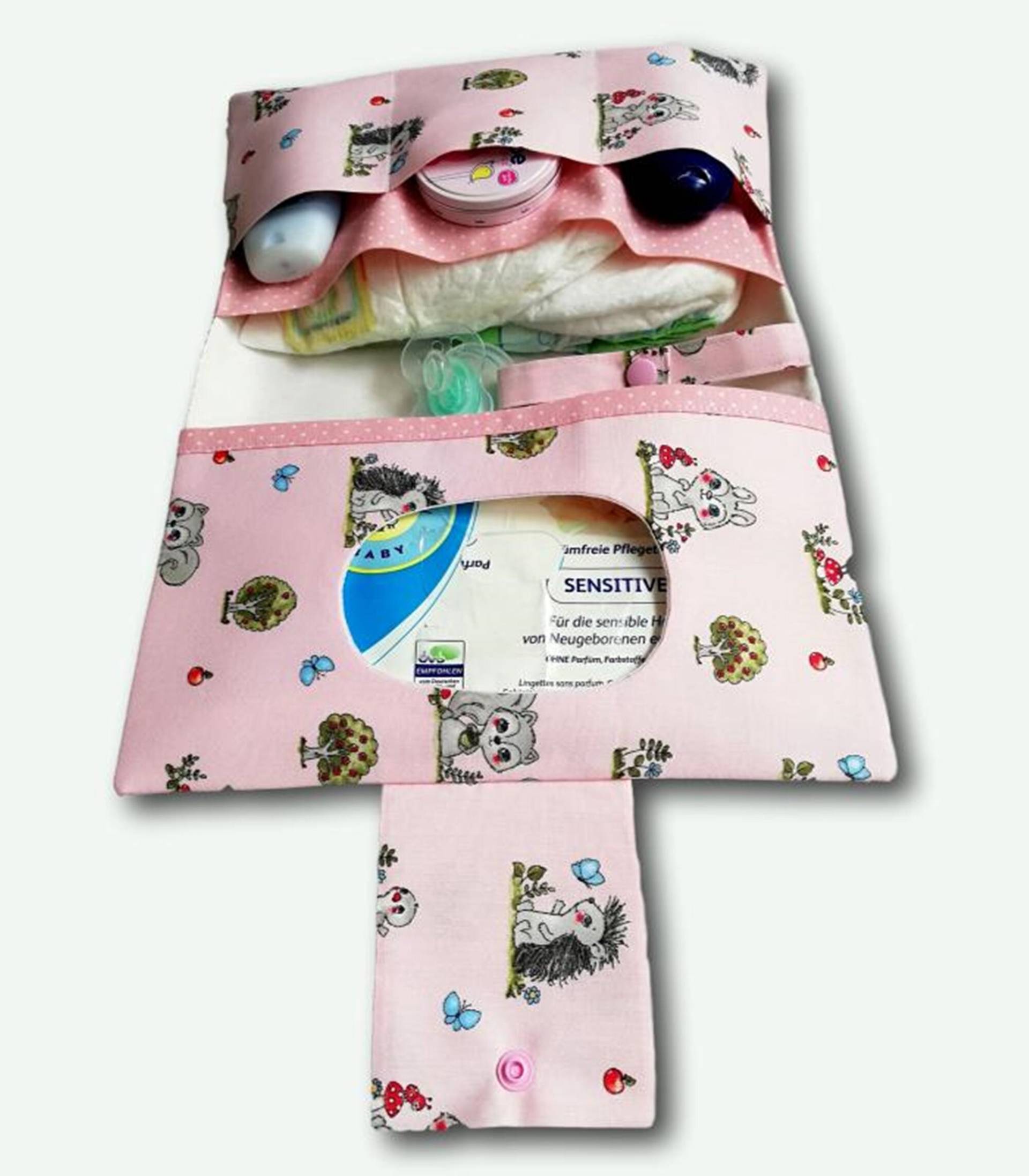 Windeltasche/Wickeltasche Waldtiere Mädchen Mit Namen Diaper Bag Rosa 27x17, 5cm Windeltasche/Wickeltasche Waldtiere Mädchen Mit Namen Diaper Bag Rosa 27x17, 5cm von Etsy - loveclothingByAnne