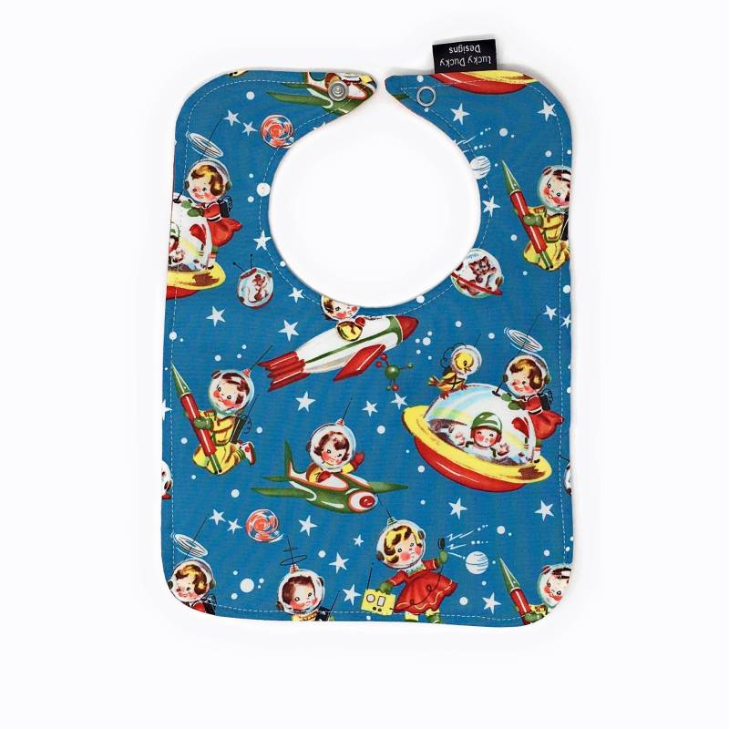 Babylätzchen, Rocket Rascals Lätzchen Mit Druckknopfverschluss, Gefüttertes Lätzchen, Jungenlätzchen von Etsy - luckyduckydesigns