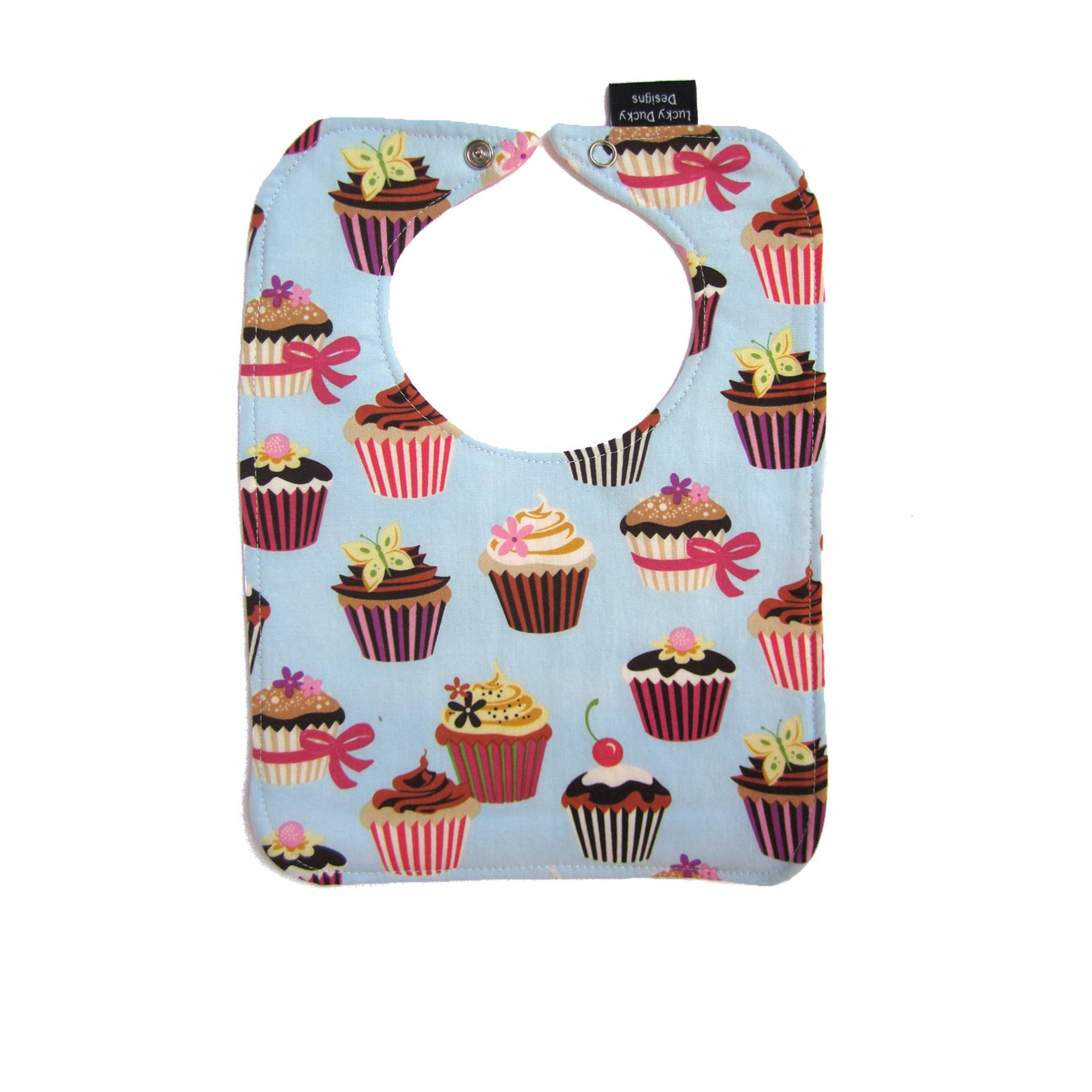 Cupcake Lätzchen Mit Druckknopfverschluss, Süßes Mädchen Lätzchen, Baby Geschenksets von Etsy - luckyduckydesigns