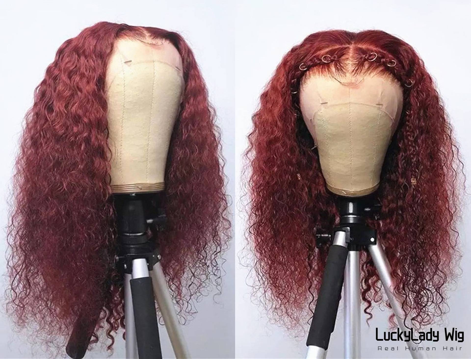 99J Red Wine Burgundy Lose Lockiges Haar Perücken Frontal 13x4 Spitze Perücke Prelucked Echthaar Vorne 13x6 Für Frauen Glueless 99J Red Wine Burgundy Lose Lockiges Haar Perücken Frontal 13x4 Spitze Perücke Prelucked Echthaar Vorne 13x6 Für Frauen Glueless von Etsy - luckyladyhair