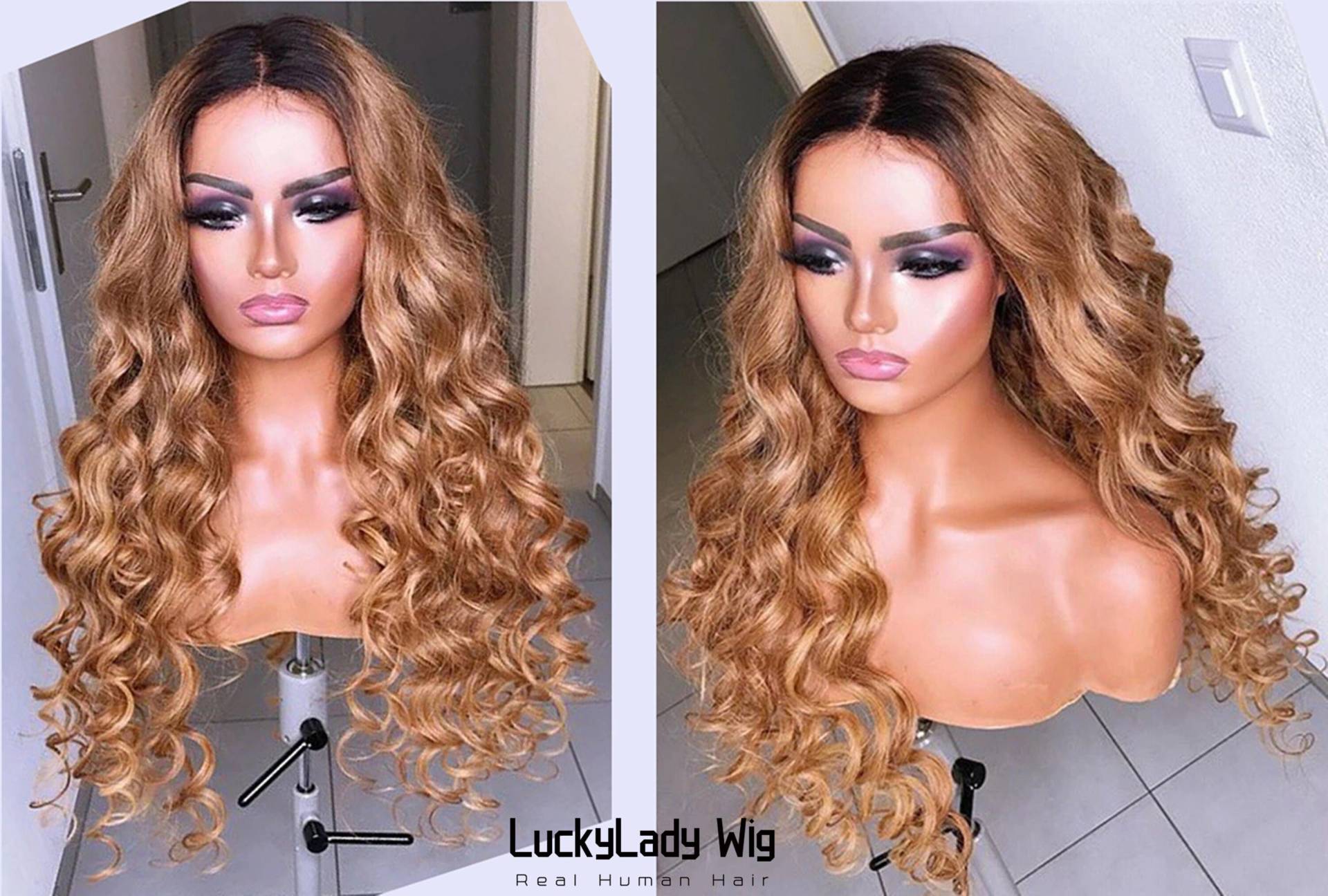 Ombre 2Tone 1B/30 Lose Lockige 360 Spitze Haar Perücken Frontal 13x4 Vorausgelocktes Echthaar Perücke Vorne 13x6 Für Frauen Ombre 2Tone 1B/30 Lose Lockige 360 Spitze Haar Perücken Frontal 13x4 Vorausgelocktes Echthaar Perücke Vorne 13x6 Für Frauen von Etsy - luckyladyhair