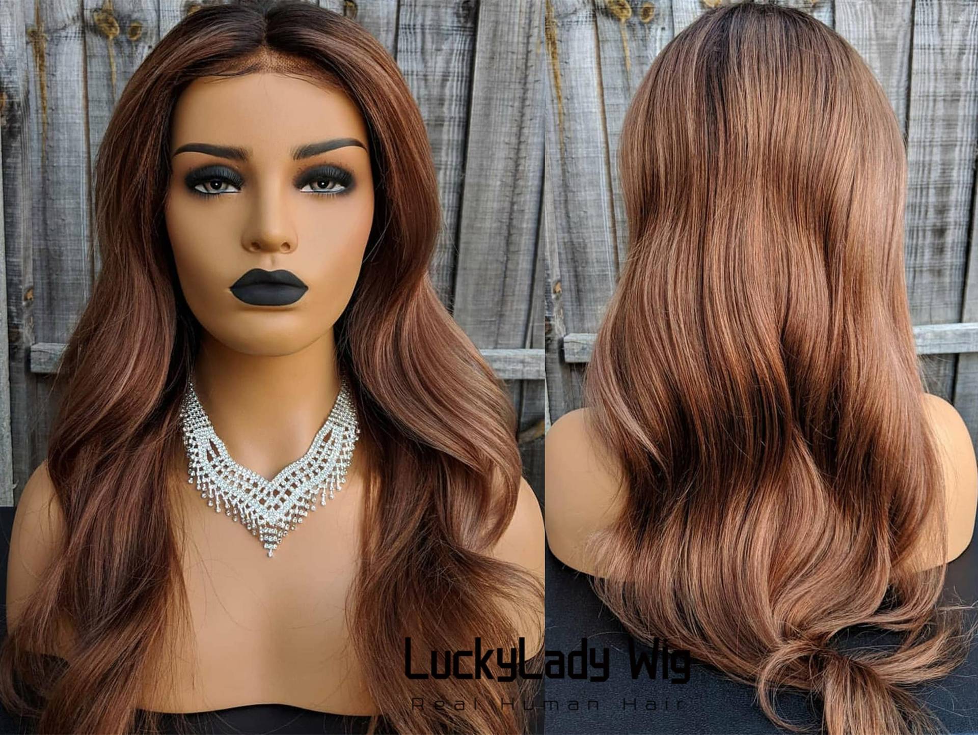 Ombre Braun Wig 360 Lace Perücken Frontal 13x4 Spitze Vorgefertigtes Haar Echthaar Perücke Front 13x6 Babyhaar Klebefreie Für Frauen von Etsy - luckyladyhair