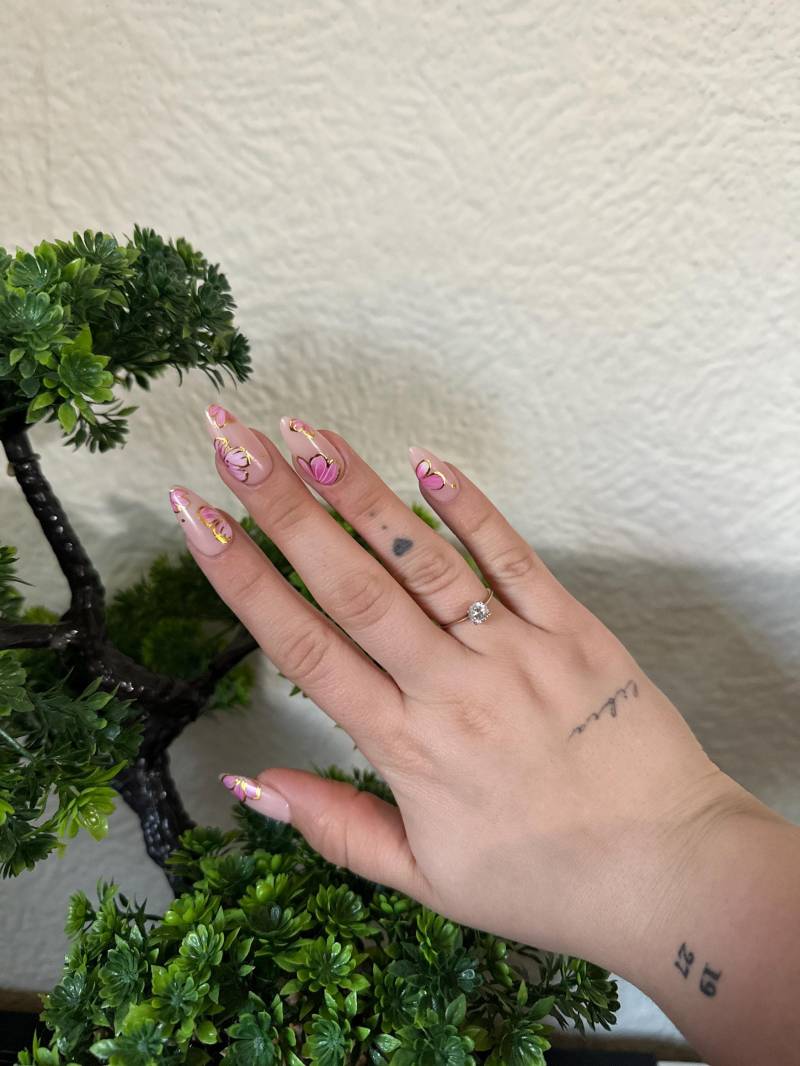 Press On Nails | Rosyy 10 Stück von Etsy - luxurynailsbylara